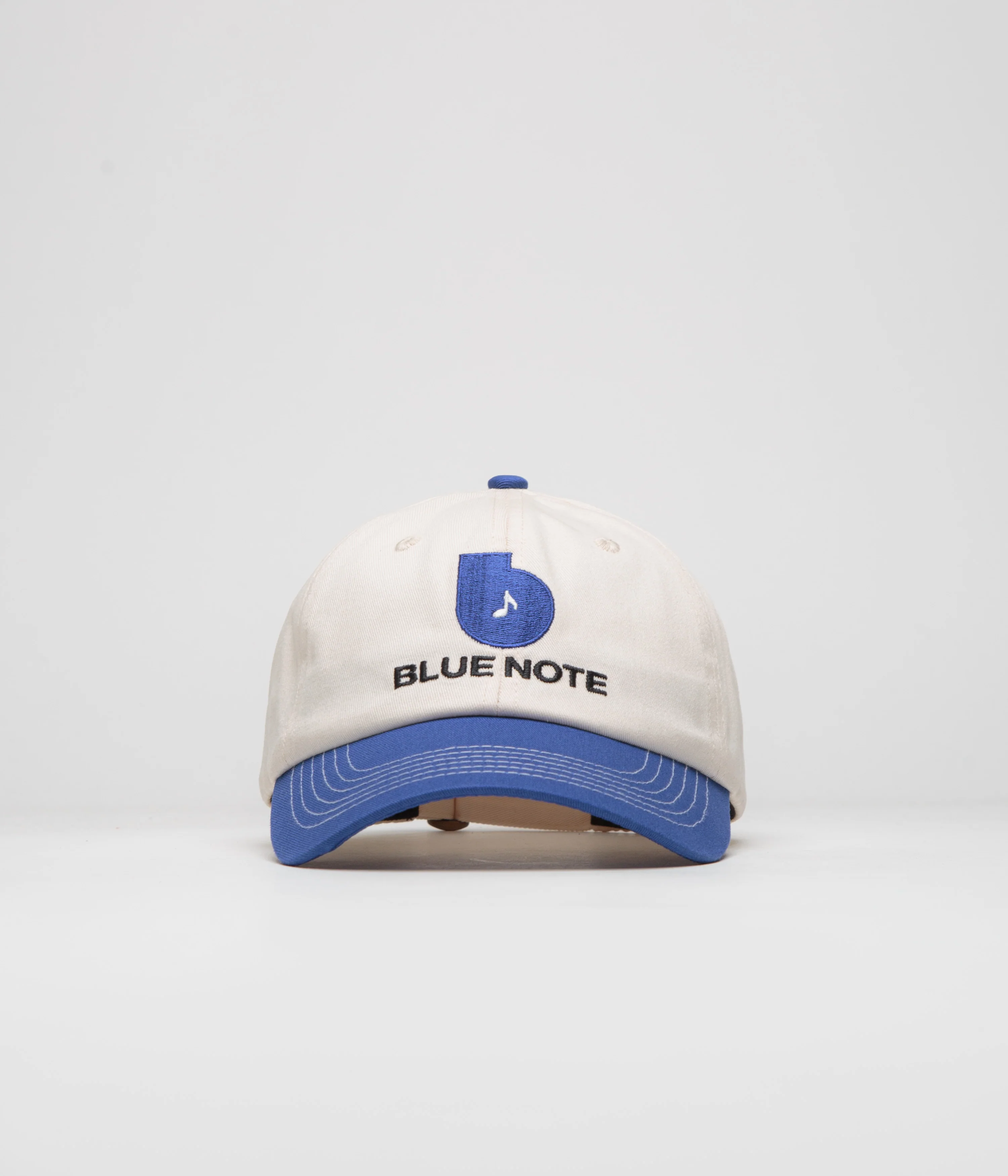 Butter Goods x Blue Note Finest Logo Cap - Natural / Royal Blue - Image 2