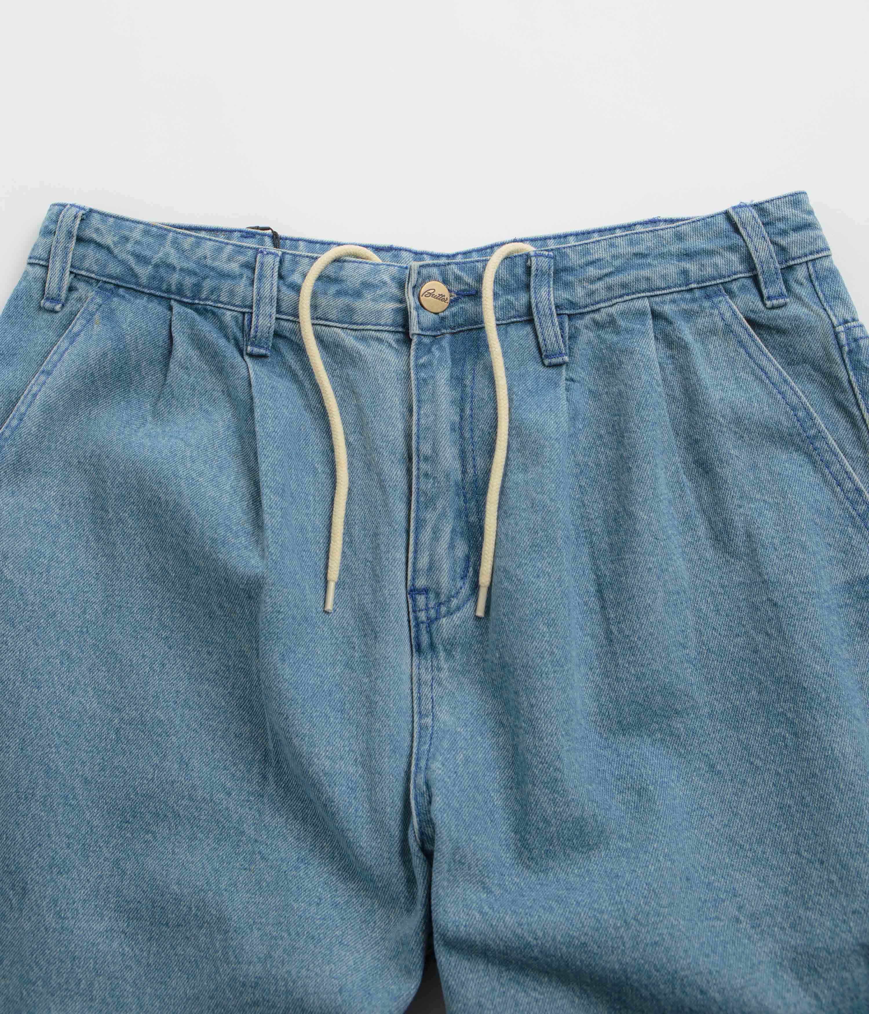 Butter Goods x Blue Note Pleated Jeans - Washed Indigo - Image 3