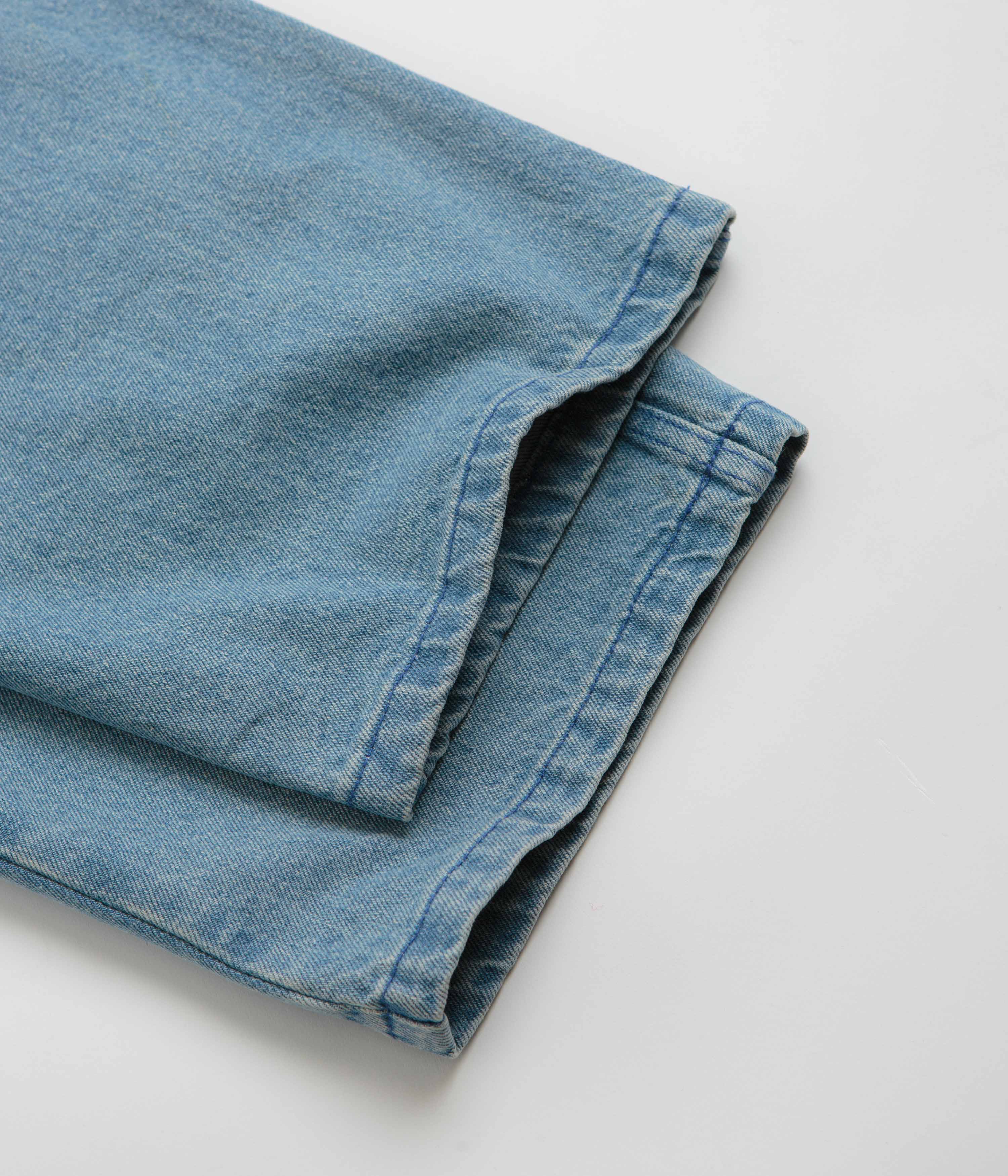 Butter Goods x Blue Note Pleated Jeans - Washed Indigo - Image 8