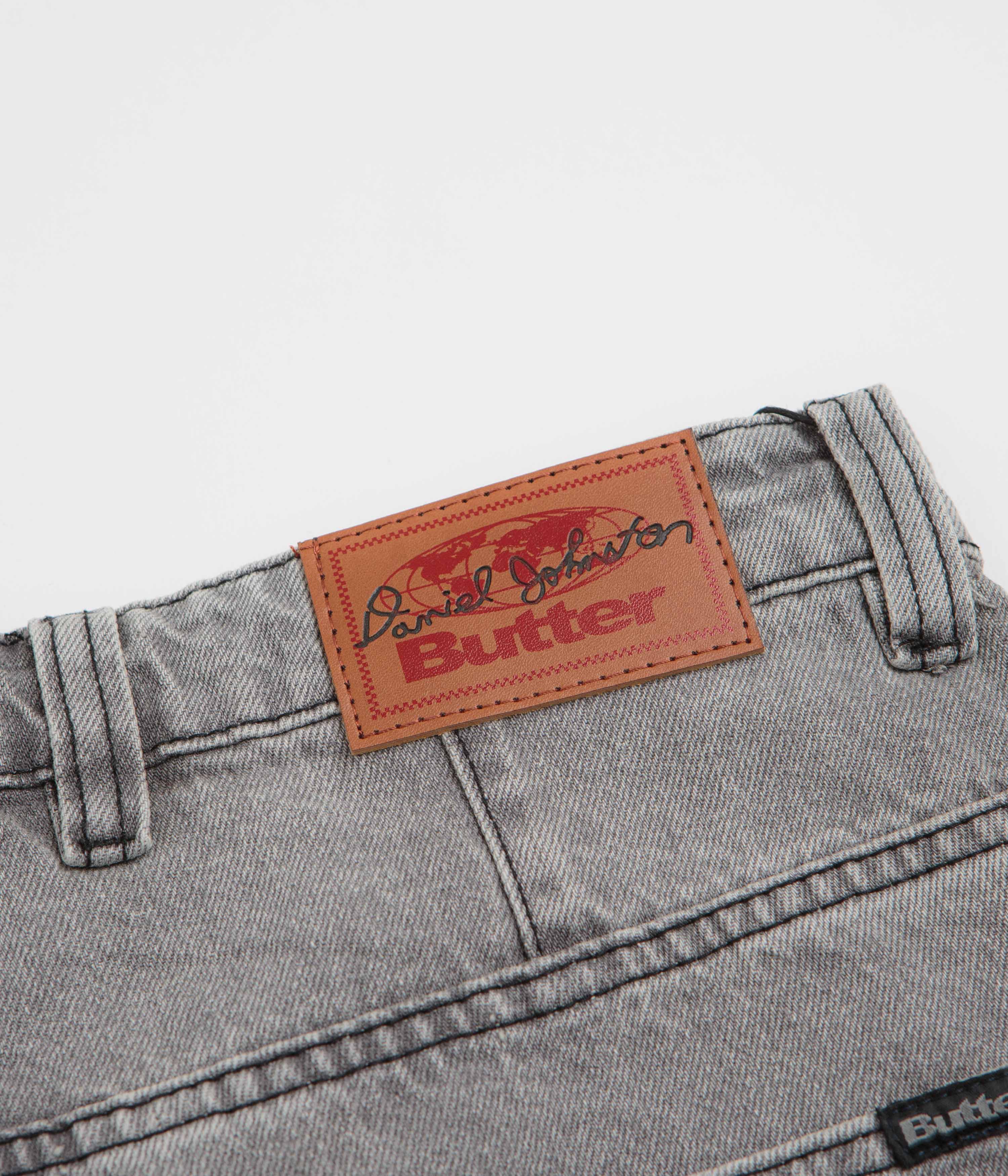 Butter Goods x Daniel Johnston Boxing Jeans - Washed Grey - Image 9