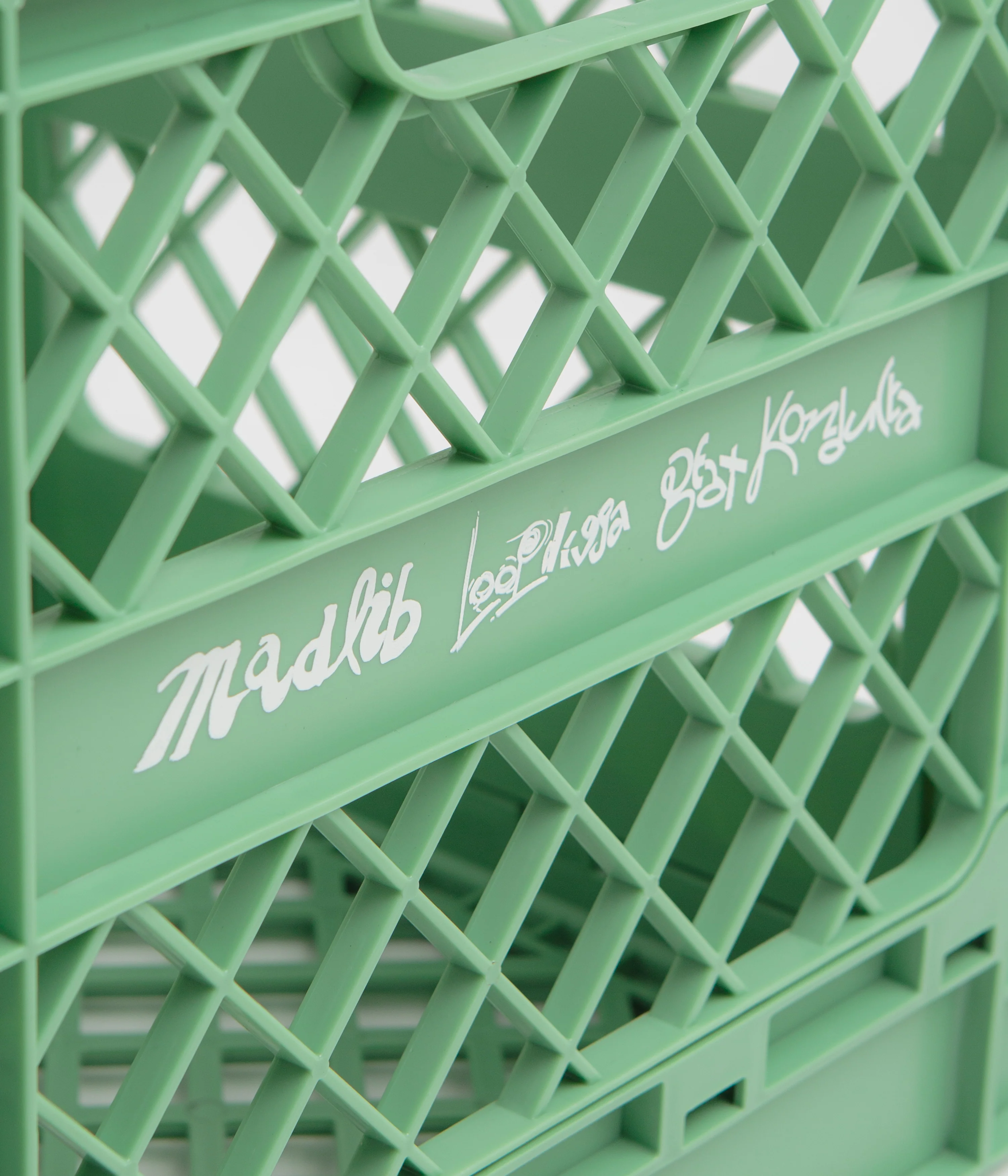 Butter Goods x Madlib Collapsible Record Crate - Sage - Image 2