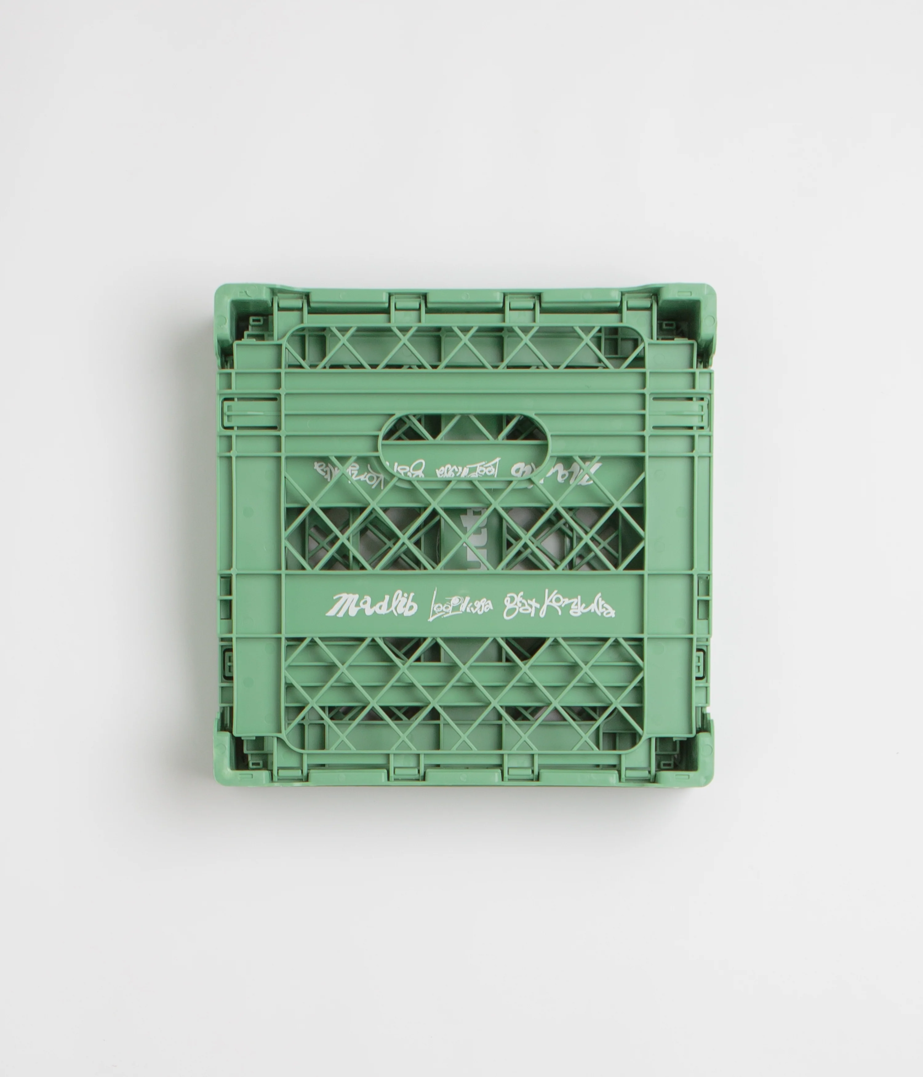 Butter Goods x Madlib Collapsible Record Crate - Sage - Image 4
