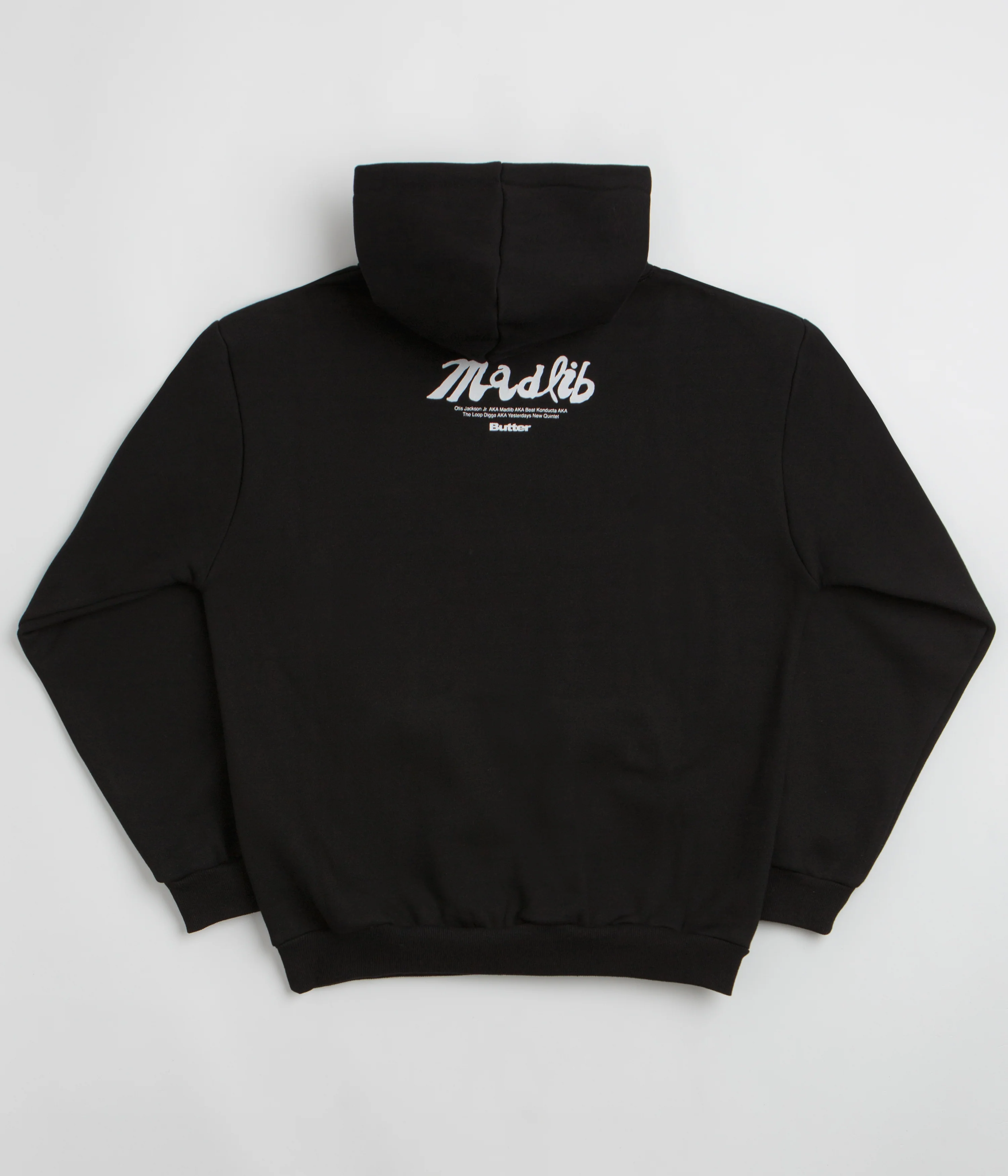 Butter Goods x Madlib Madlib Hoodie - Black - Image 2