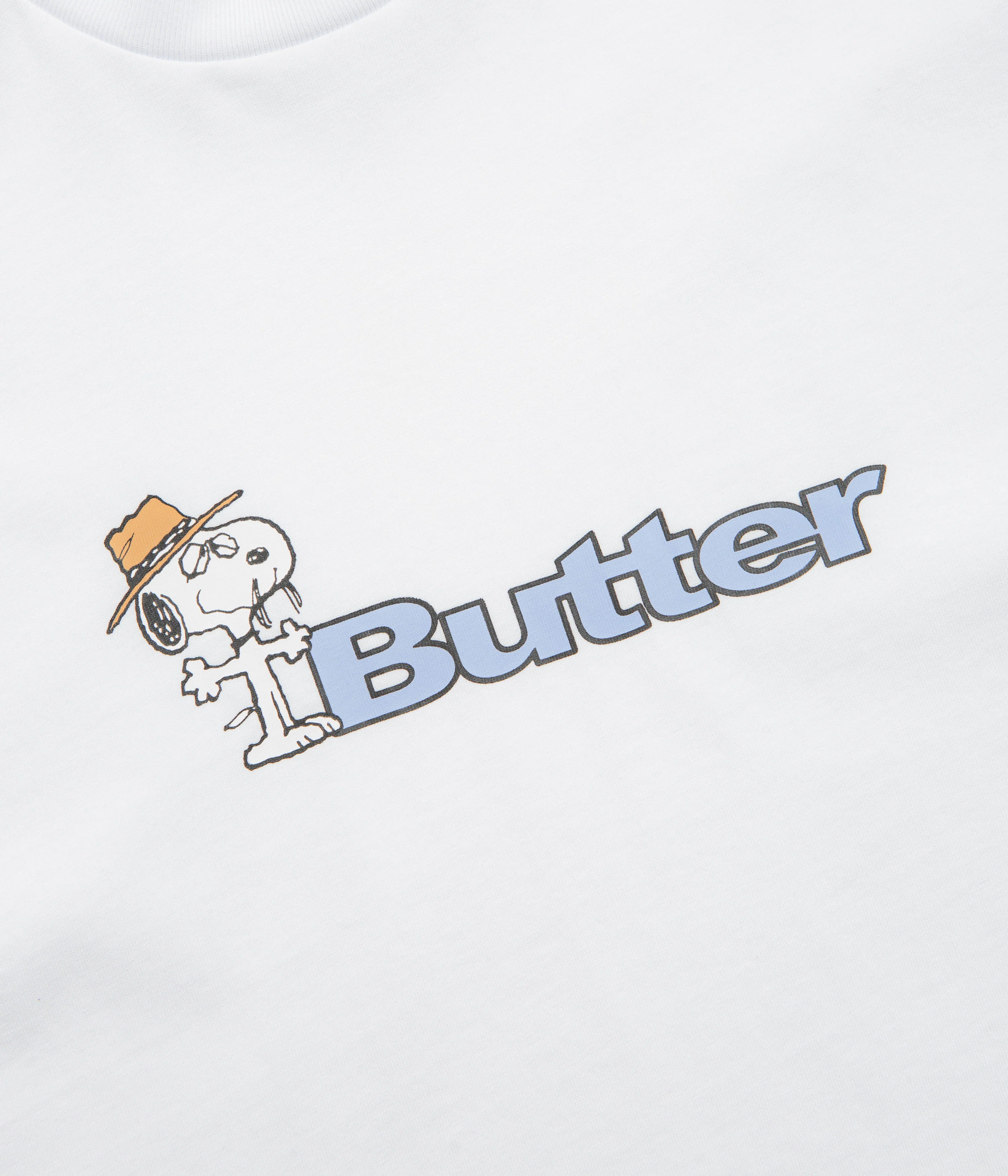 Butter Goods x Peanuts Spike Logo T-Shirt - White - Image 2