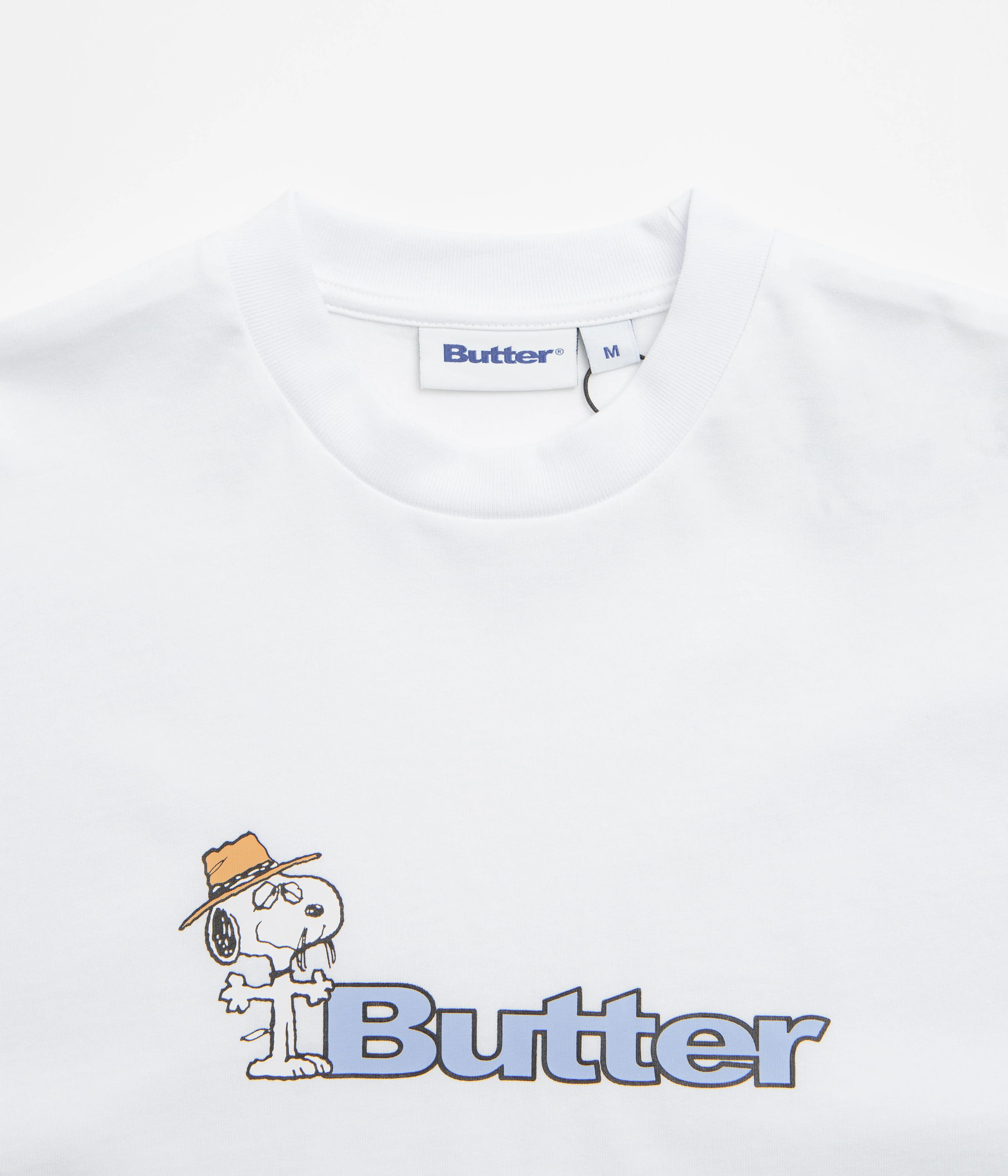 Butter Goods x Peanuts Spike Logo T-Shirt - White - Image 3