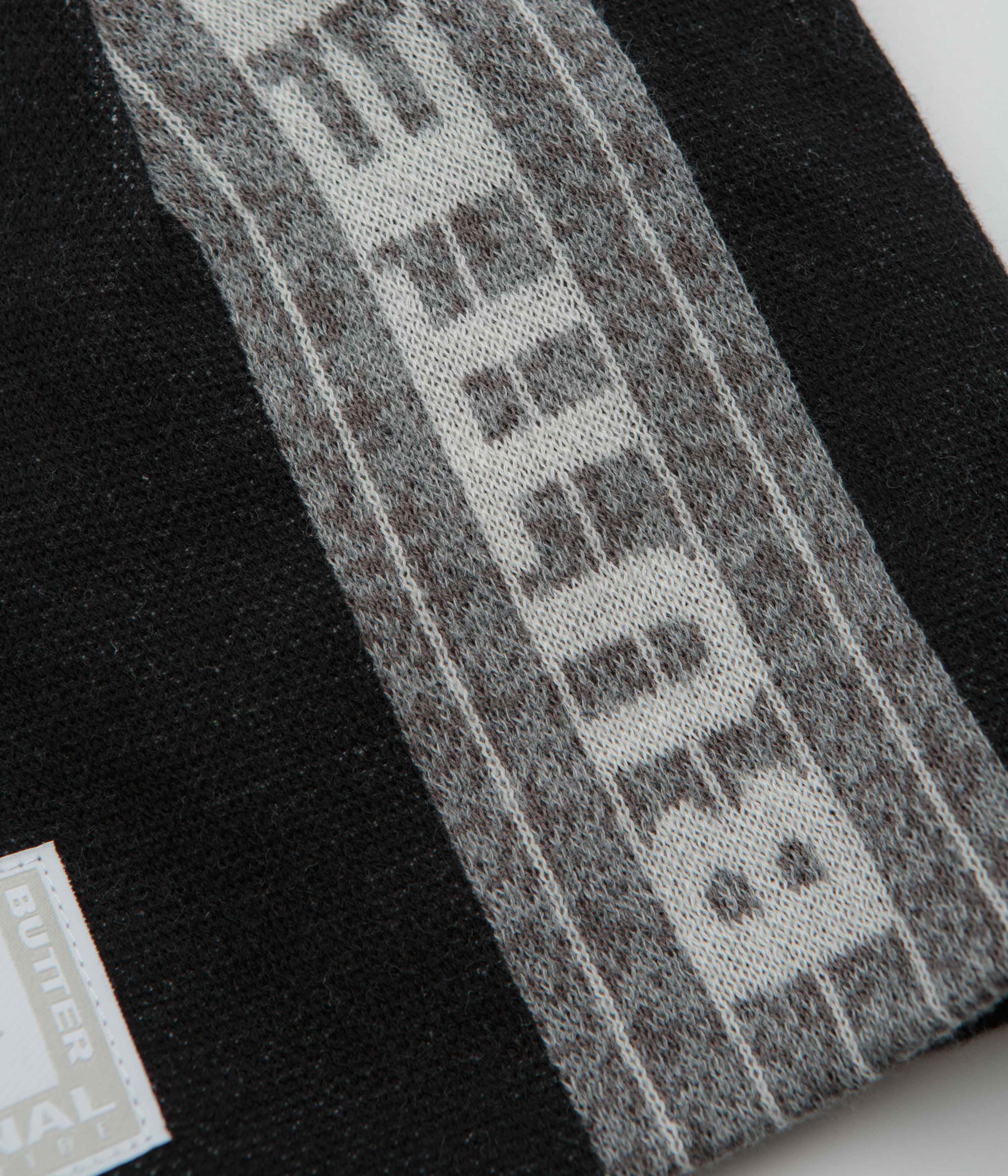 Butter Goods x Umbro Athletica Skully Beanie - Black - Image 3
