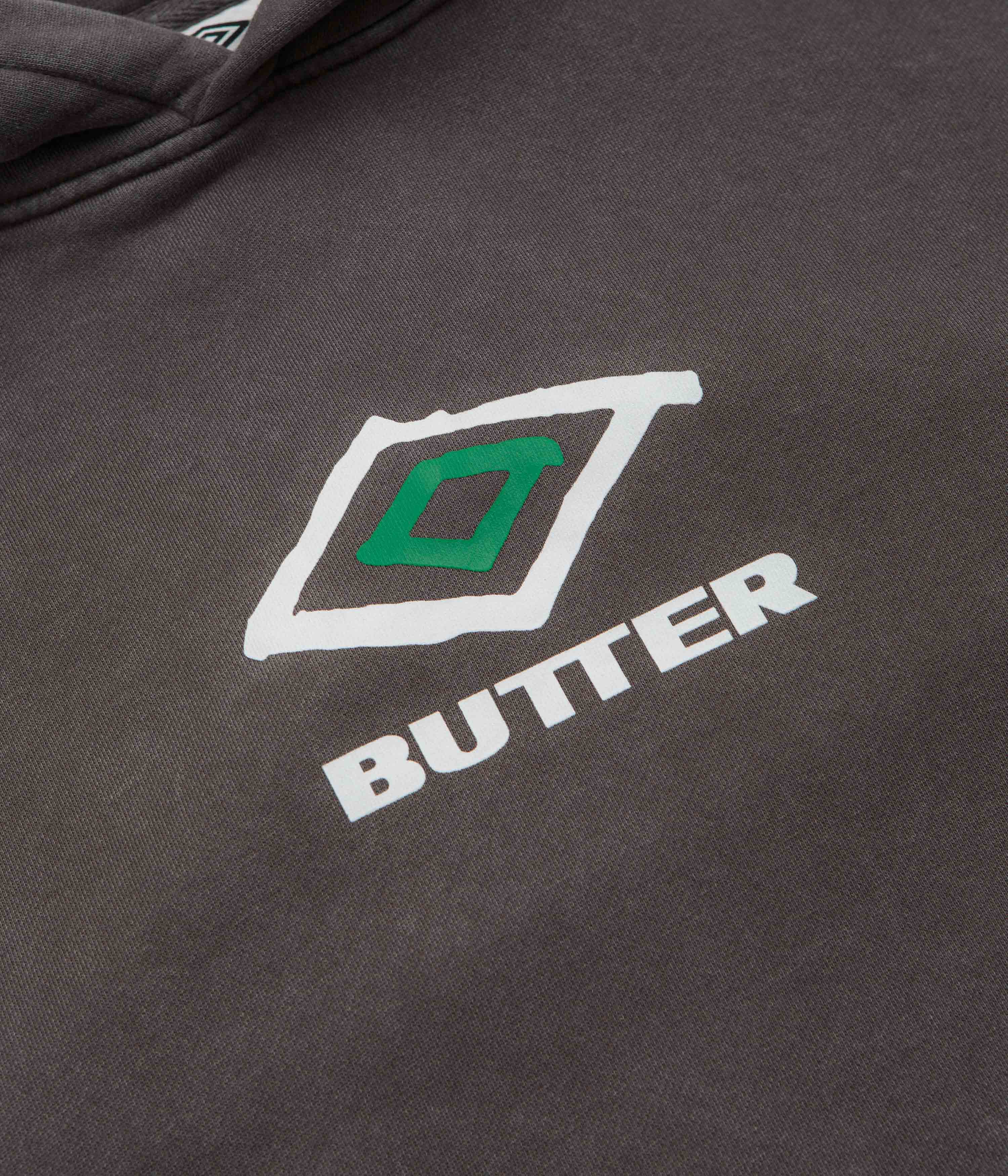 Butter Goods x Umbro Ball Hoodie - Washed Black - Image 4