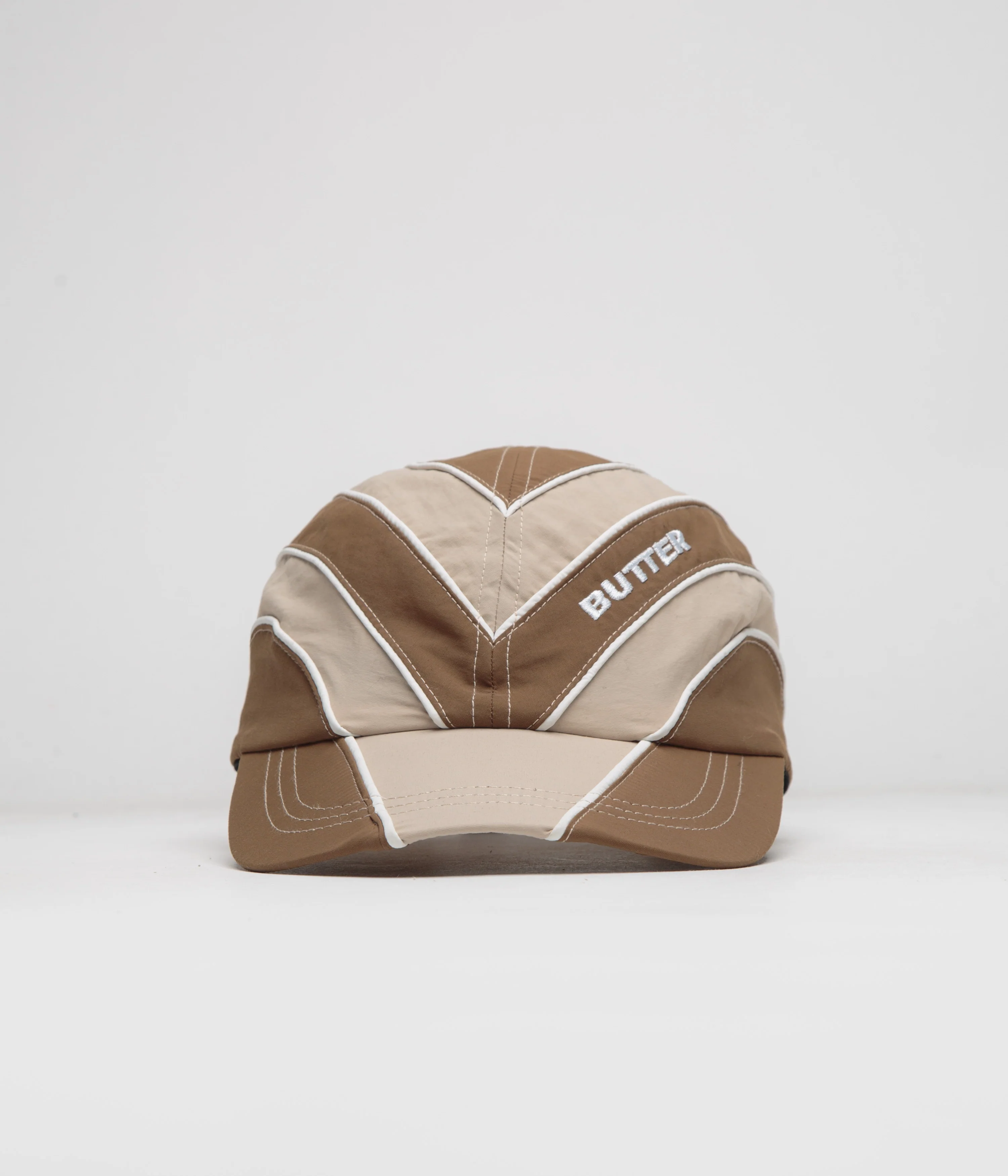 Butter Goods x Umbro Diamond Cap - Chocolate / Tan - Image 2