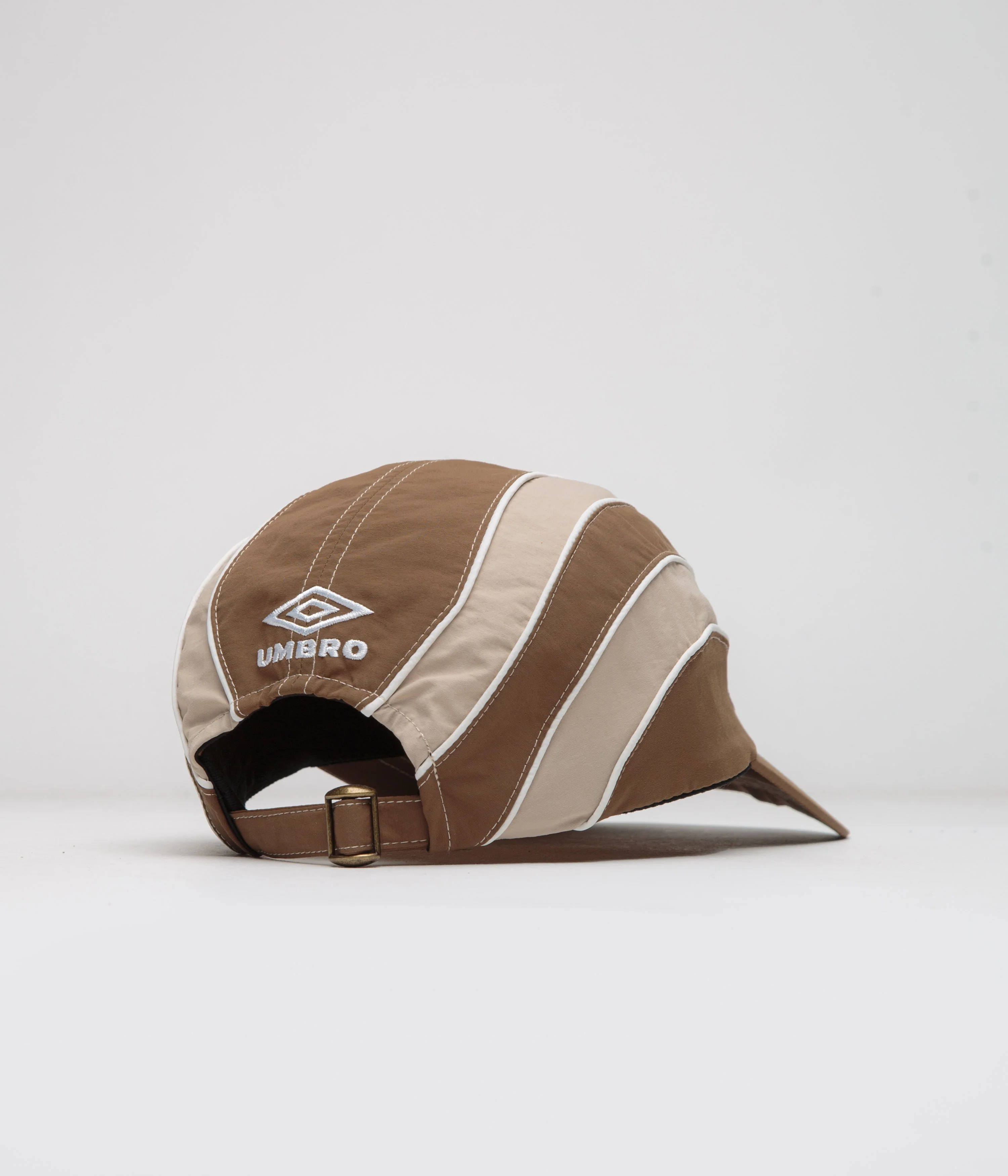 Butter Goods x Umbro Diamond Cap - Chocolate / Tan - Image 3