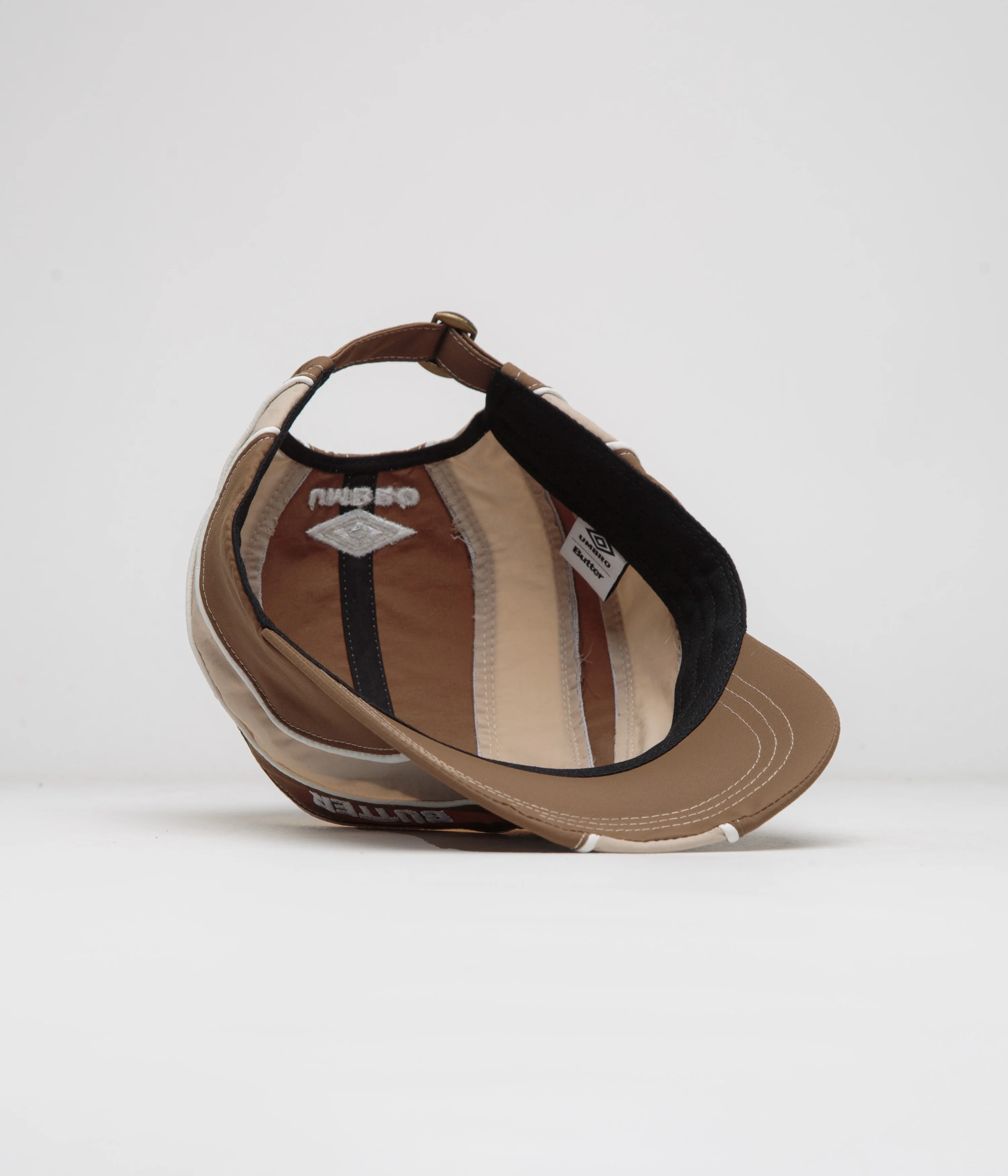 Butter Goods x Umbro Diamond Cap - Chocolate / Tan - Image 4