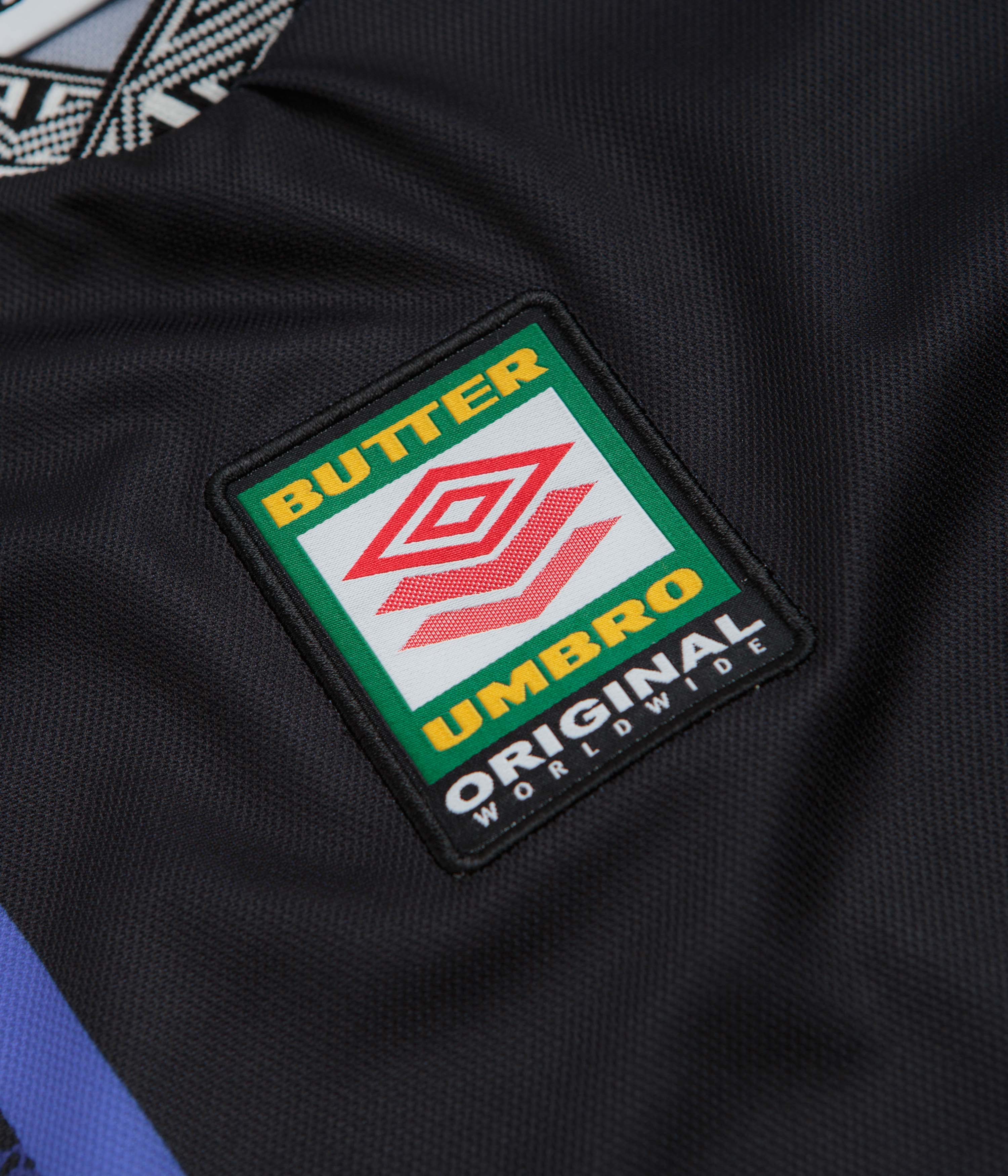 Butter Goods x Umbro Goalie Jersey - Black / Blue - Image 4