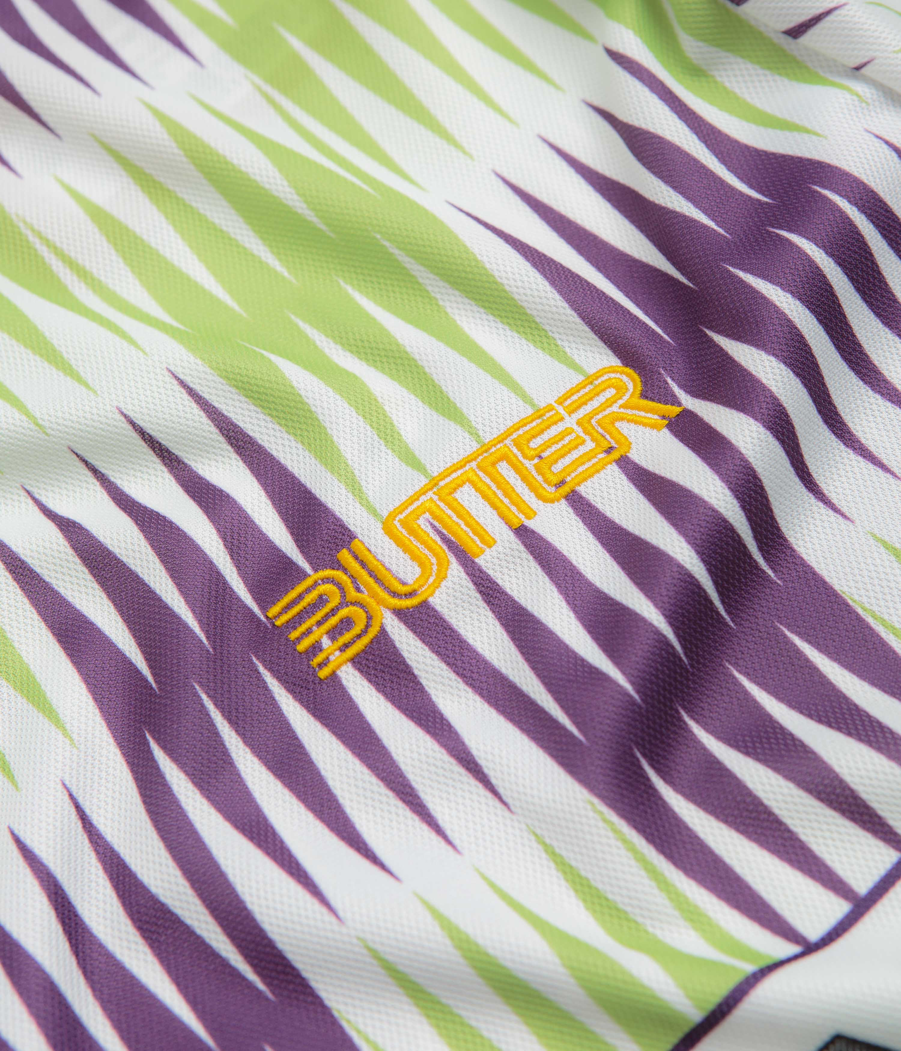 Butter Goods x Umbro Optical Jersey - Grape / Volt - Image 2