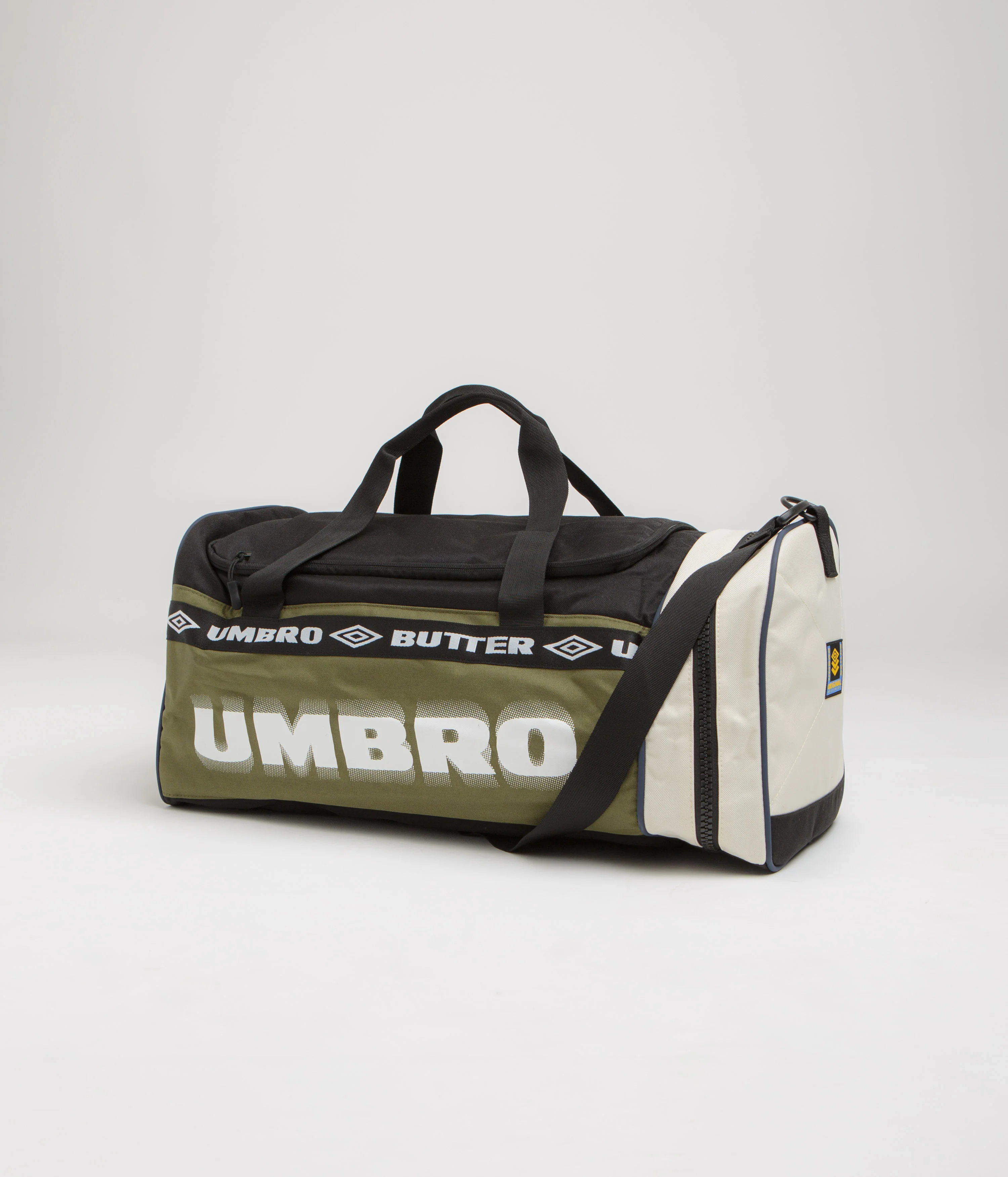 Butter Goods x Umbro Training Bag - Forest / Navy / Sand