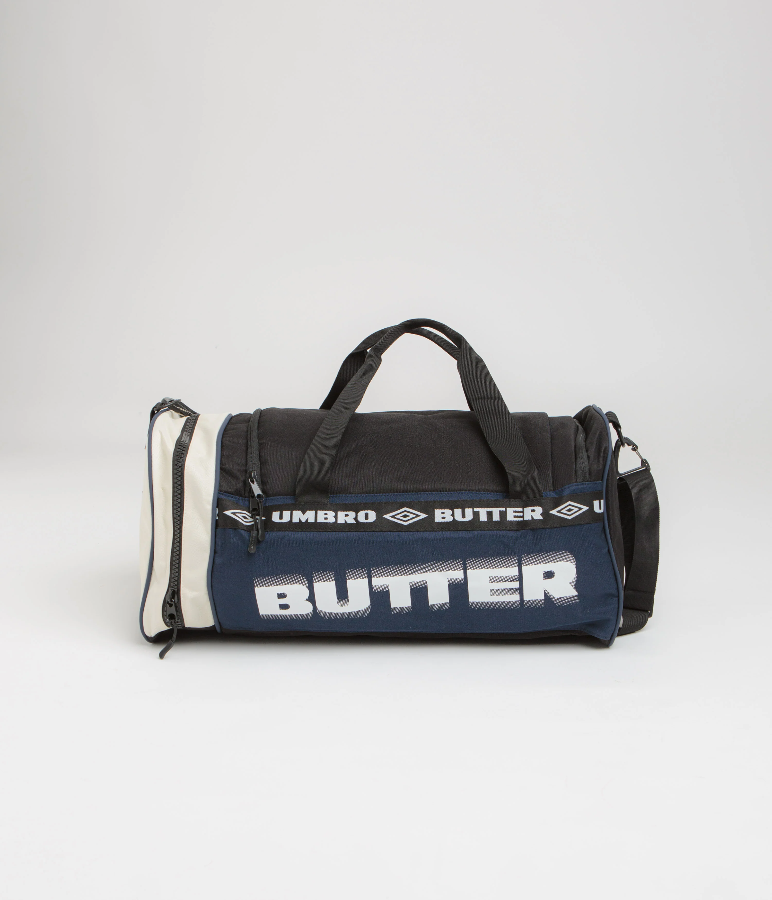 Butter Goods x Umbro Training Bag - Forest / Navy / Sand - Image 2