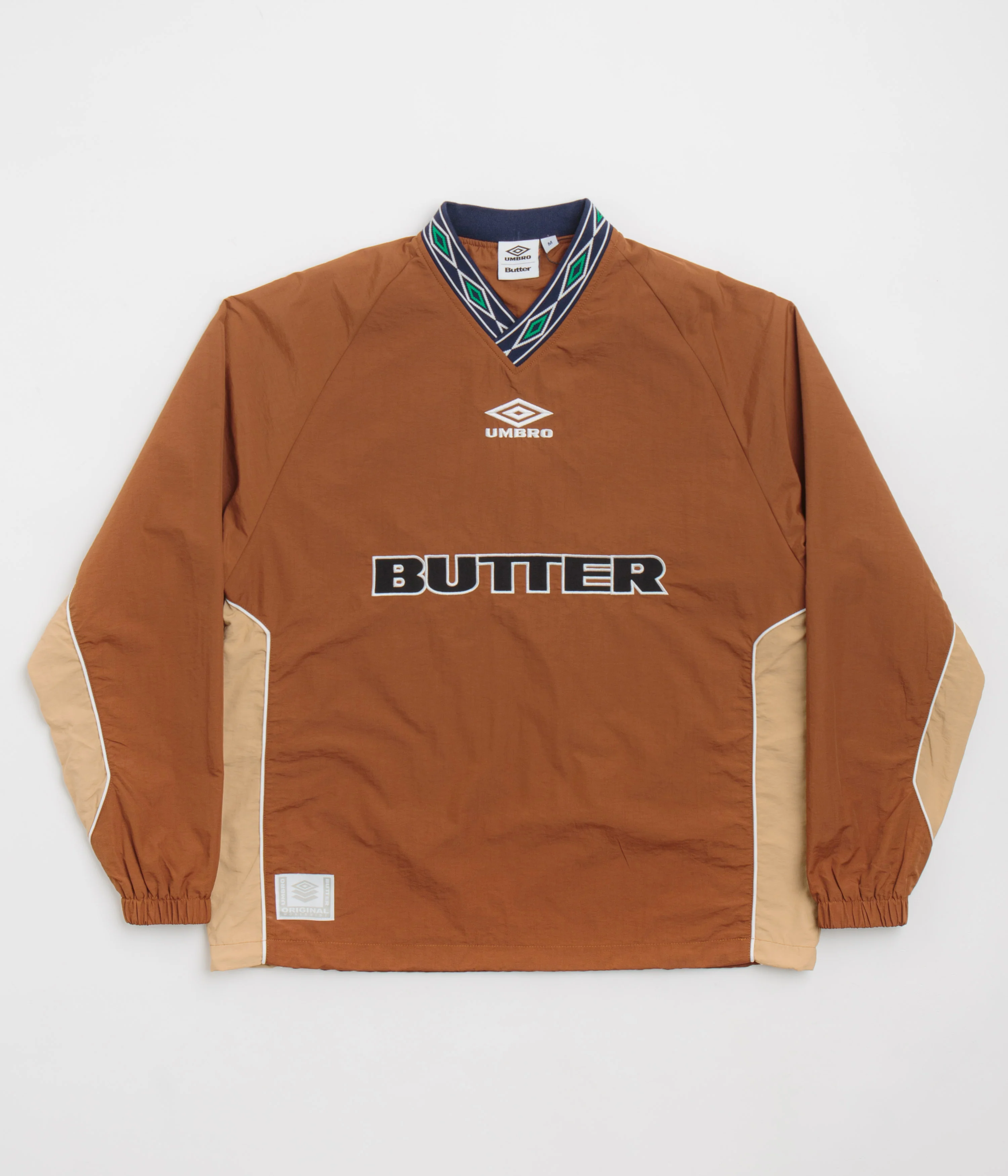 Butter Goods x Umbro Training Sweatshirt - Chocolate / Tan