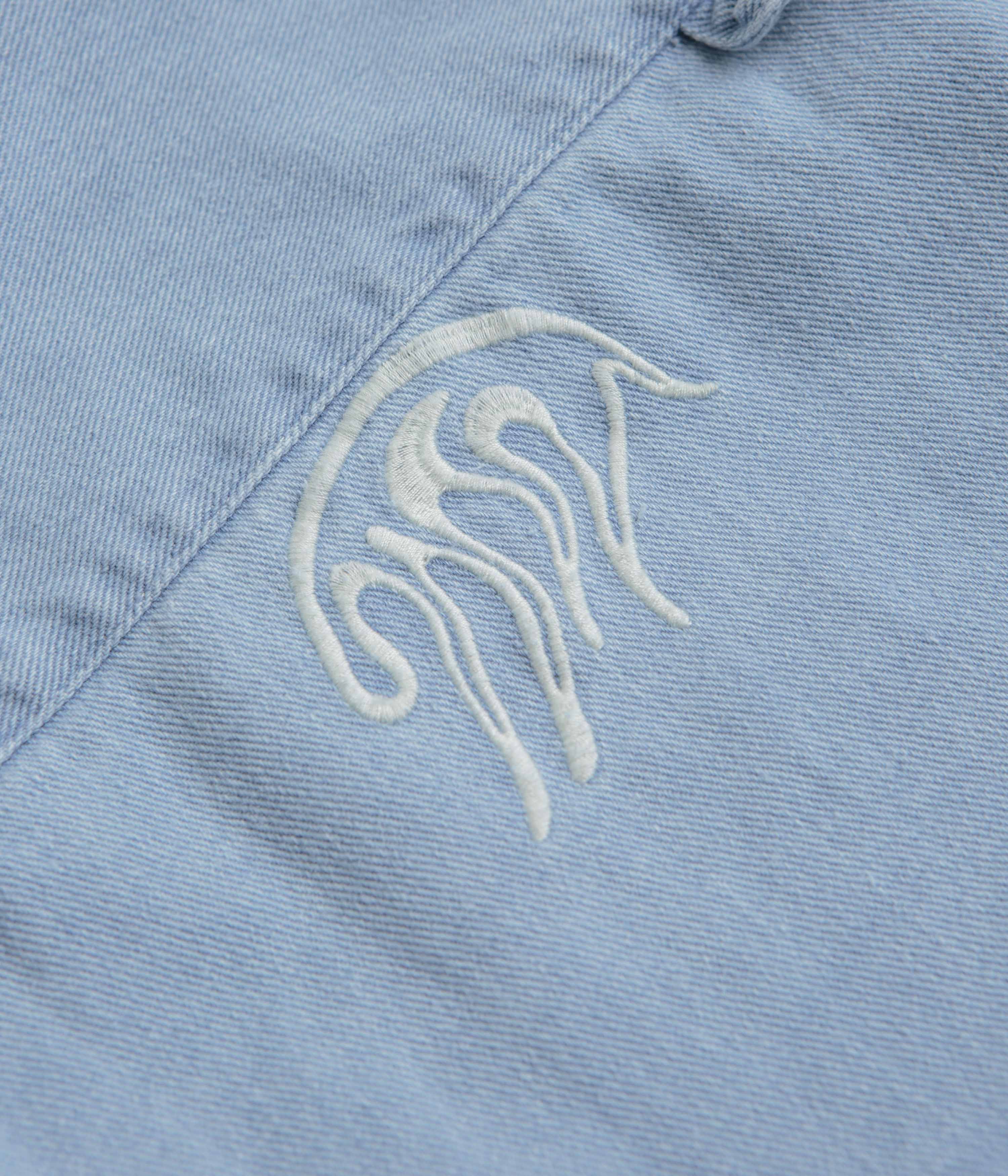 by Parra Ancient Aliens Shirt - Washed Blue - Image 5