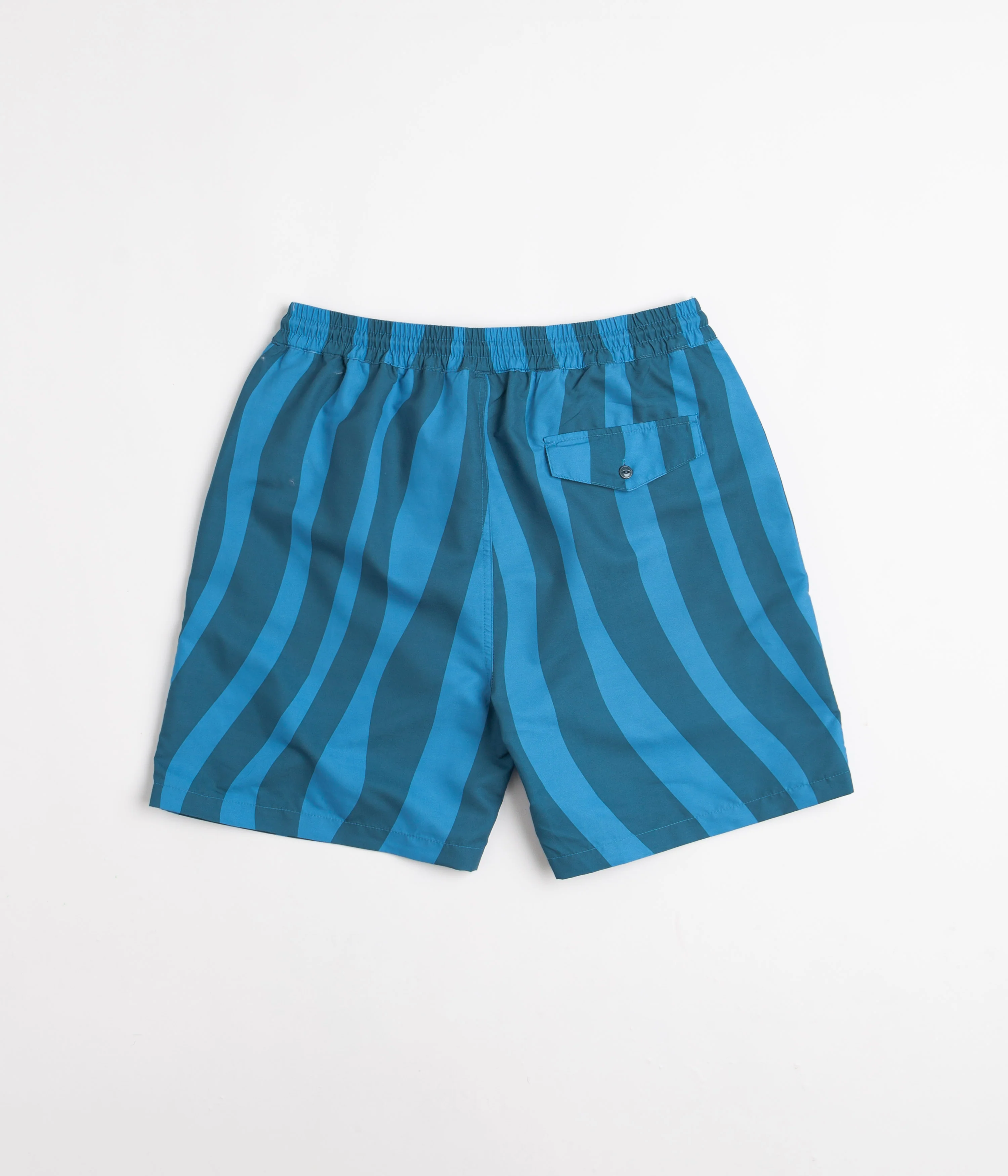 by Parra Aqua Weed Waves Swim Shorts - Greek Blue - Image 3