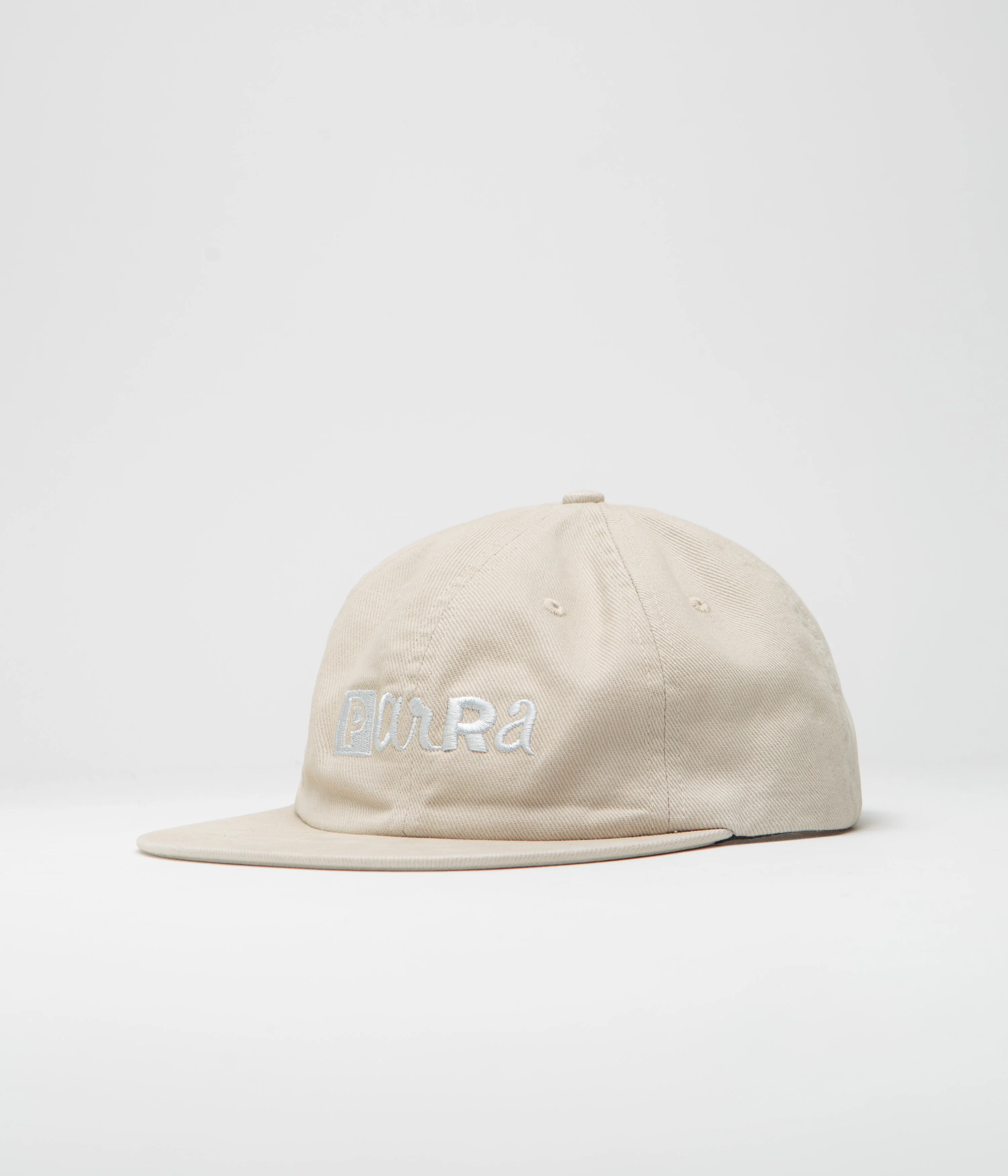 by Parra Blocked Logo Cap - Off White