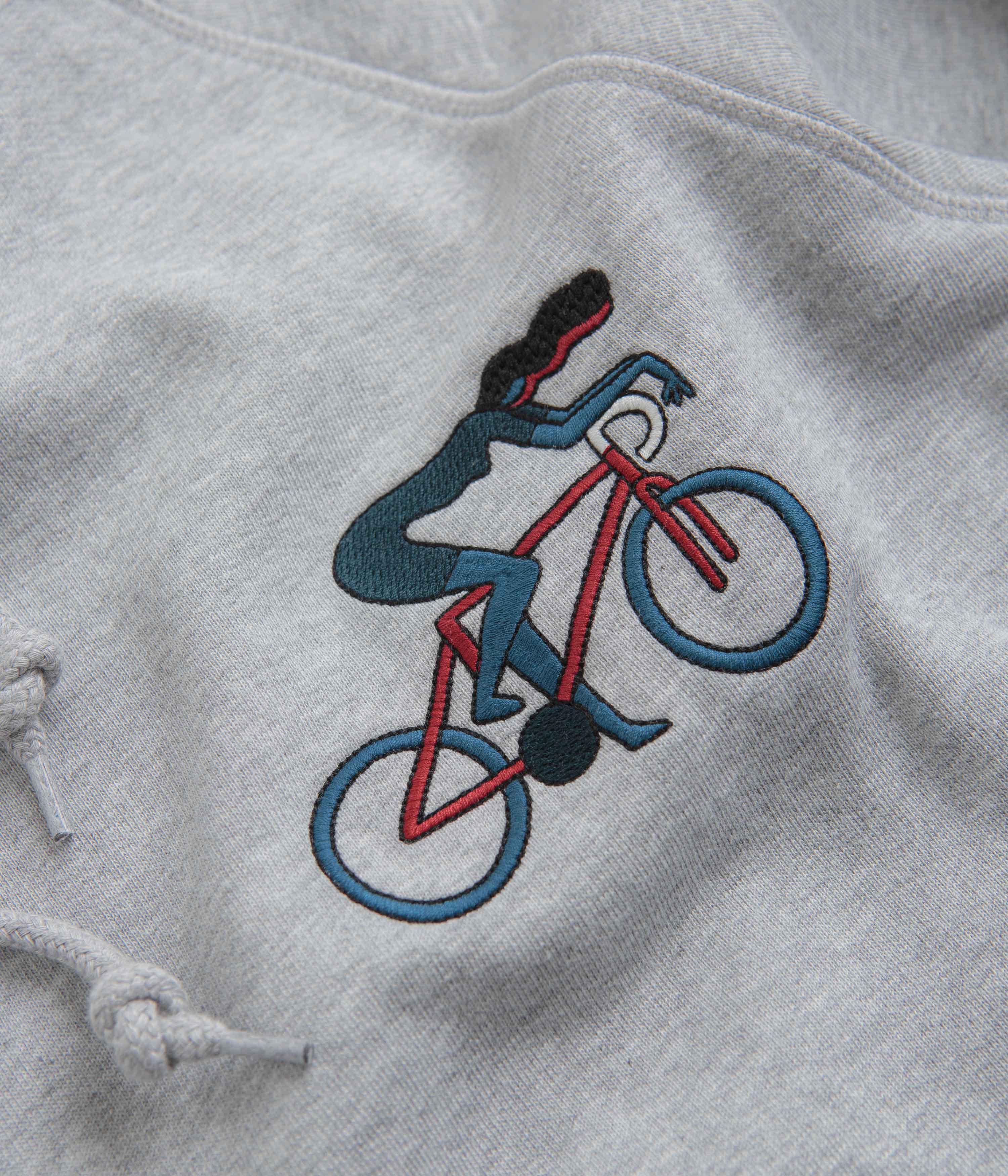 by Parra Cat Defense Hoodie - Heather Grey - Image 4