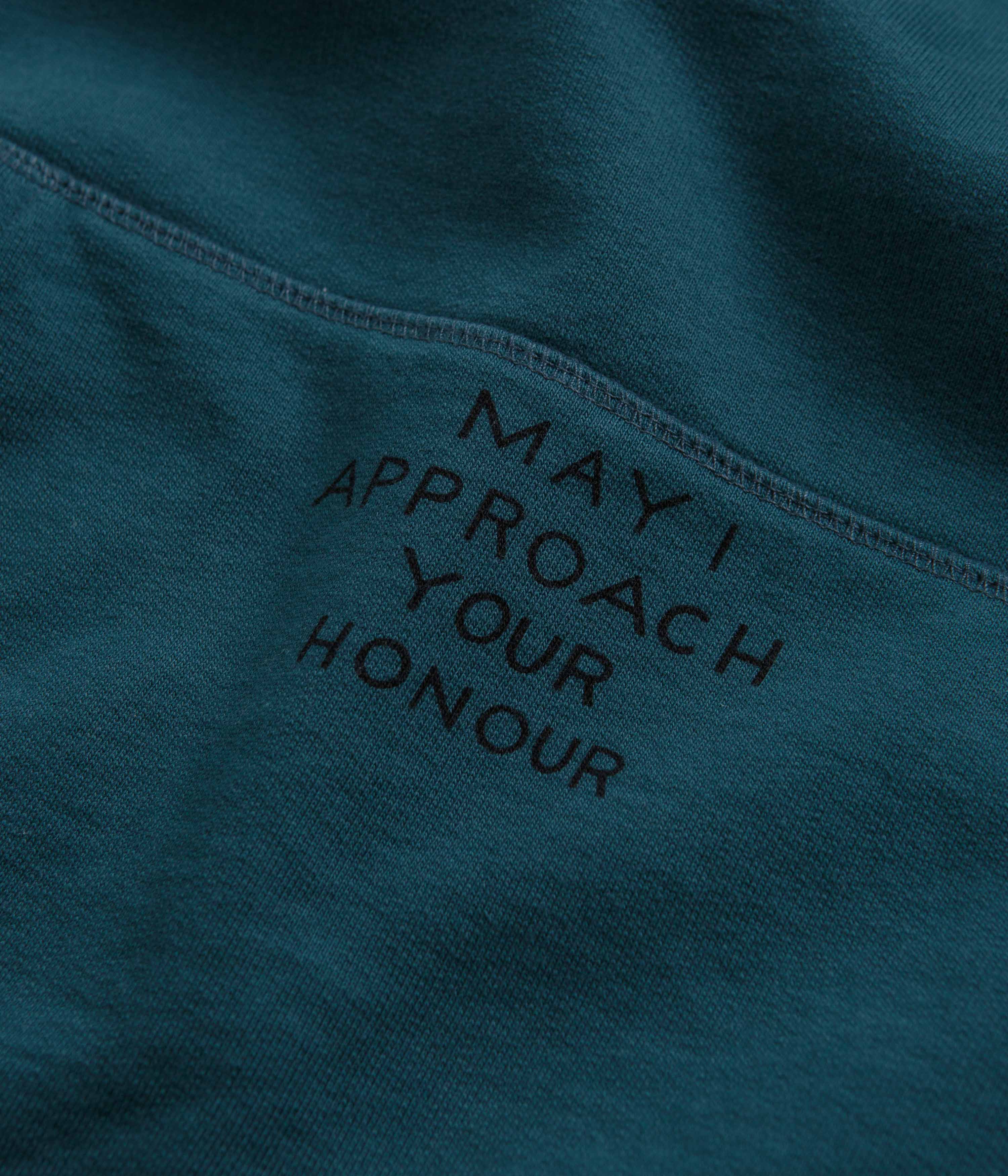 by Parra Clipped Wings Hoodie - Deep Sea Green - Image 4
