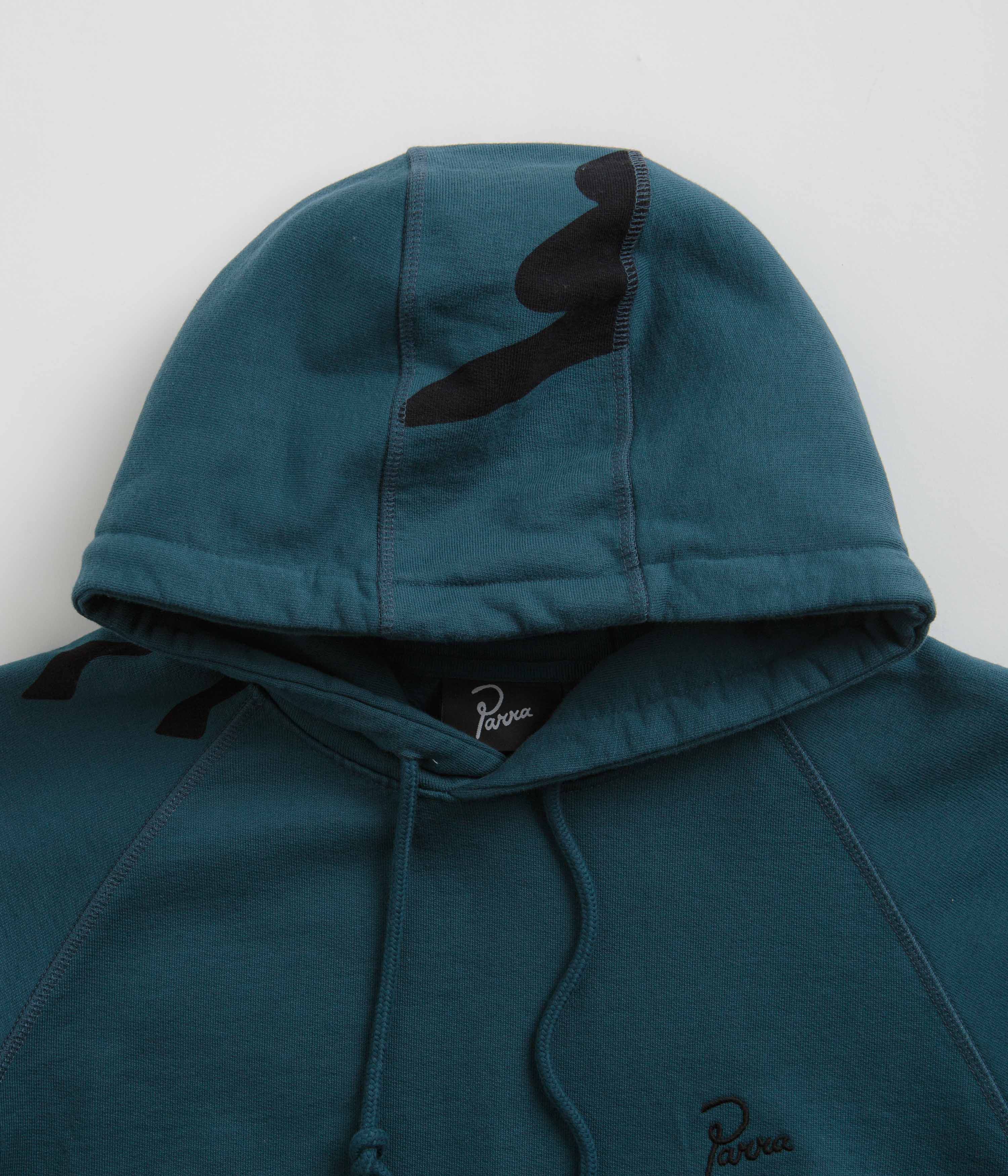 by Parra Clipped Wings Hoodie - Deep Sea Green - Image 5