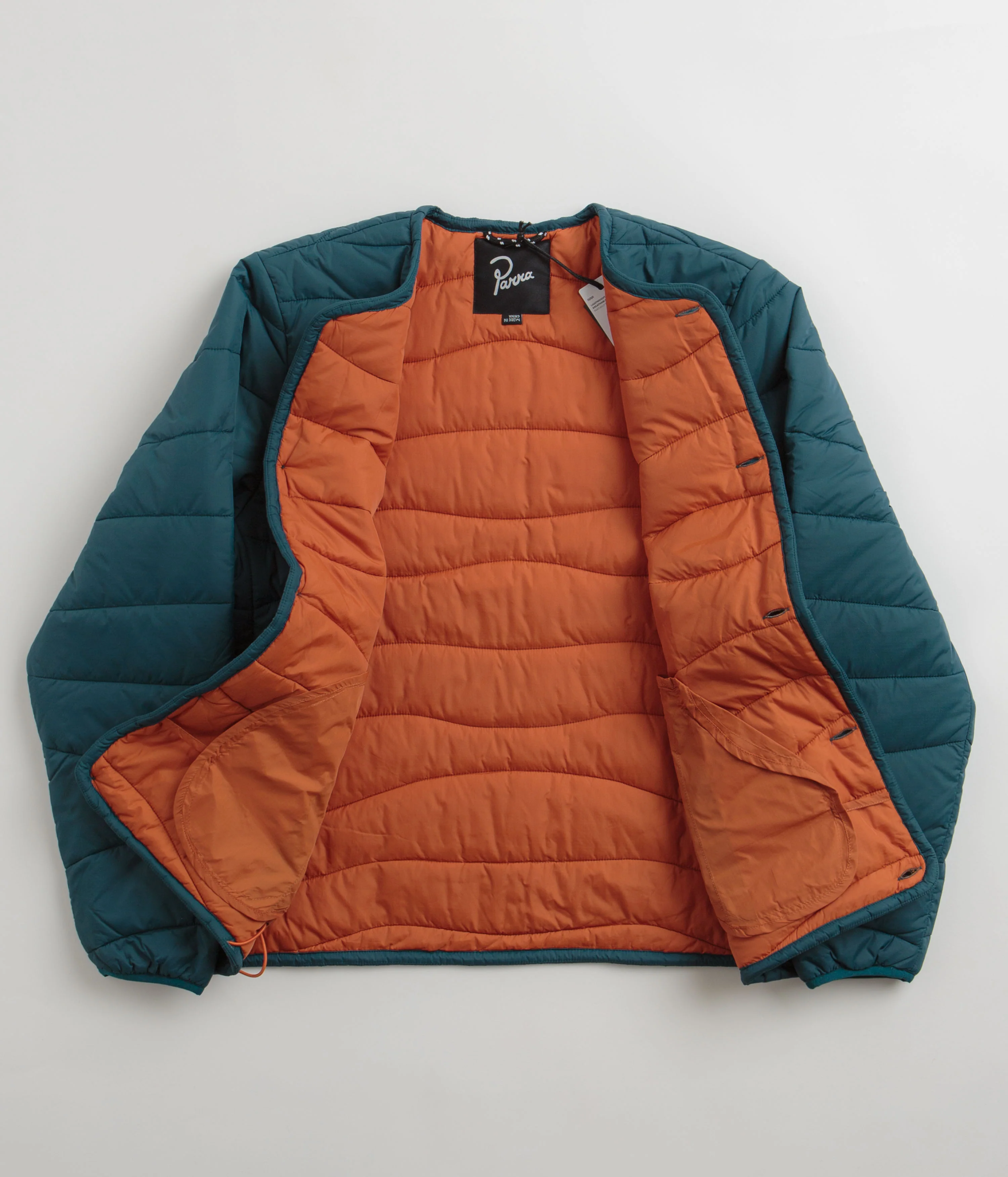 by Parra Colored Landscaped Jacket - Deep Sea Green - Image 2