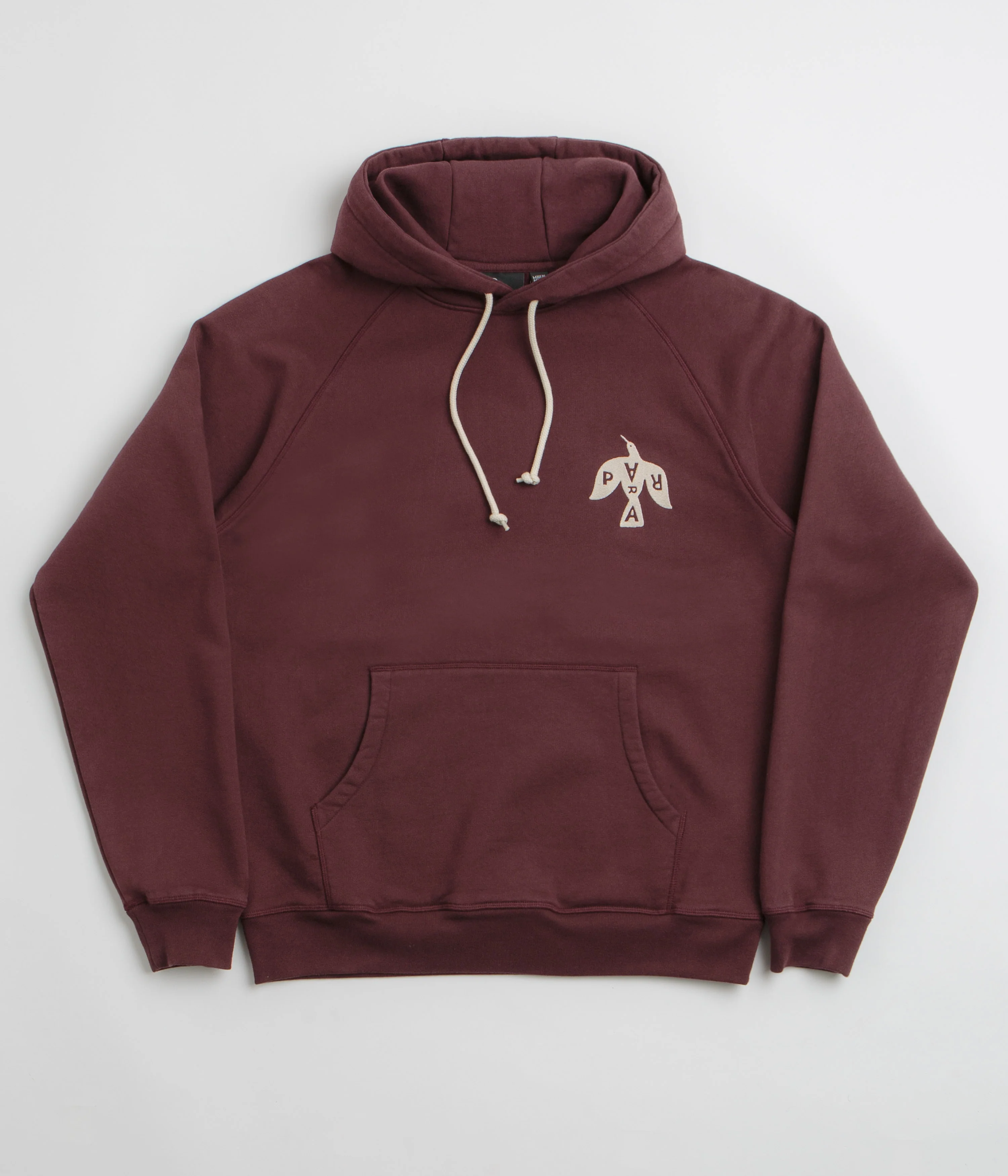 by Parra Crow Logo Hoodie - Dark Burgundy