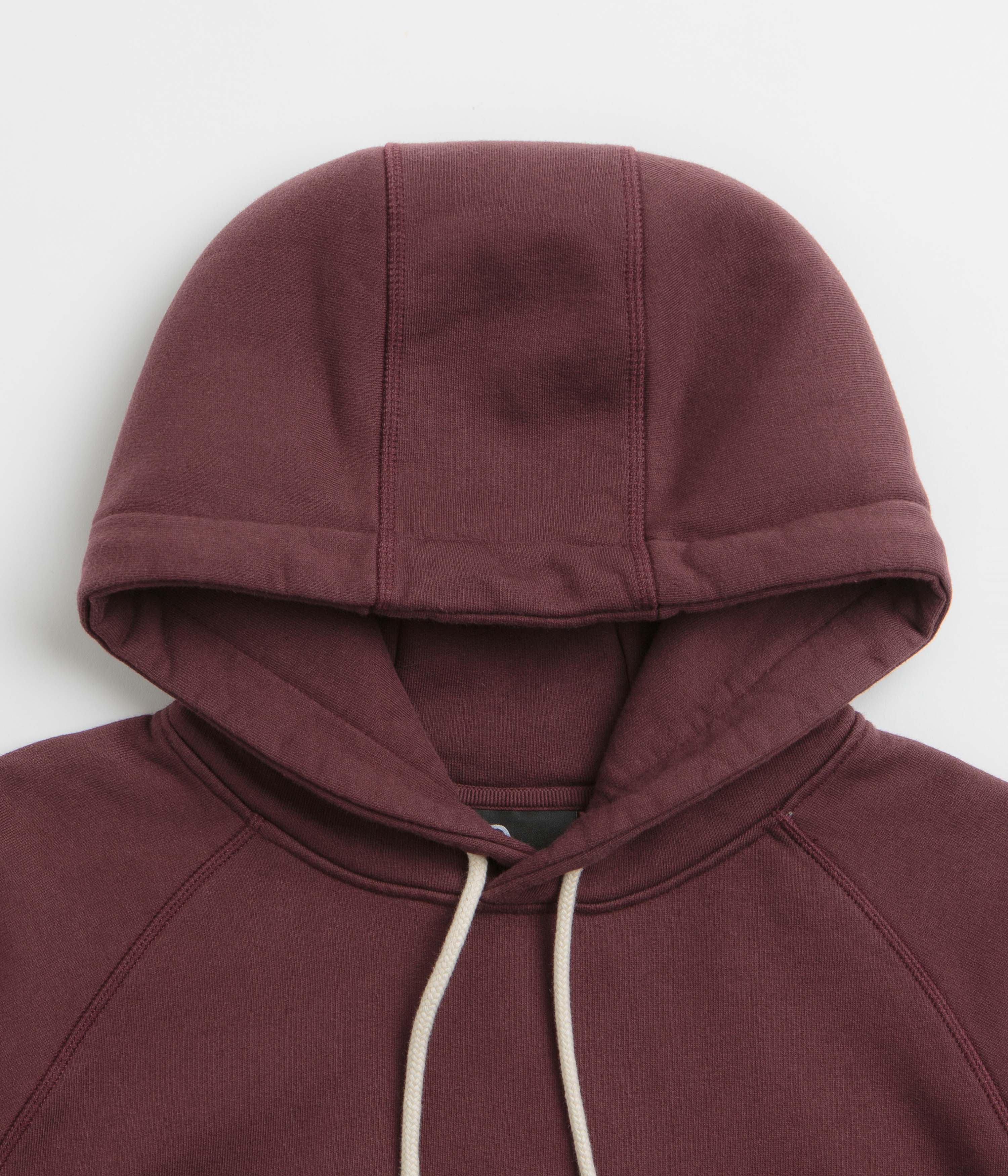 by Parra Crow Logo Hoodie - Dark Burgundy - Image 2