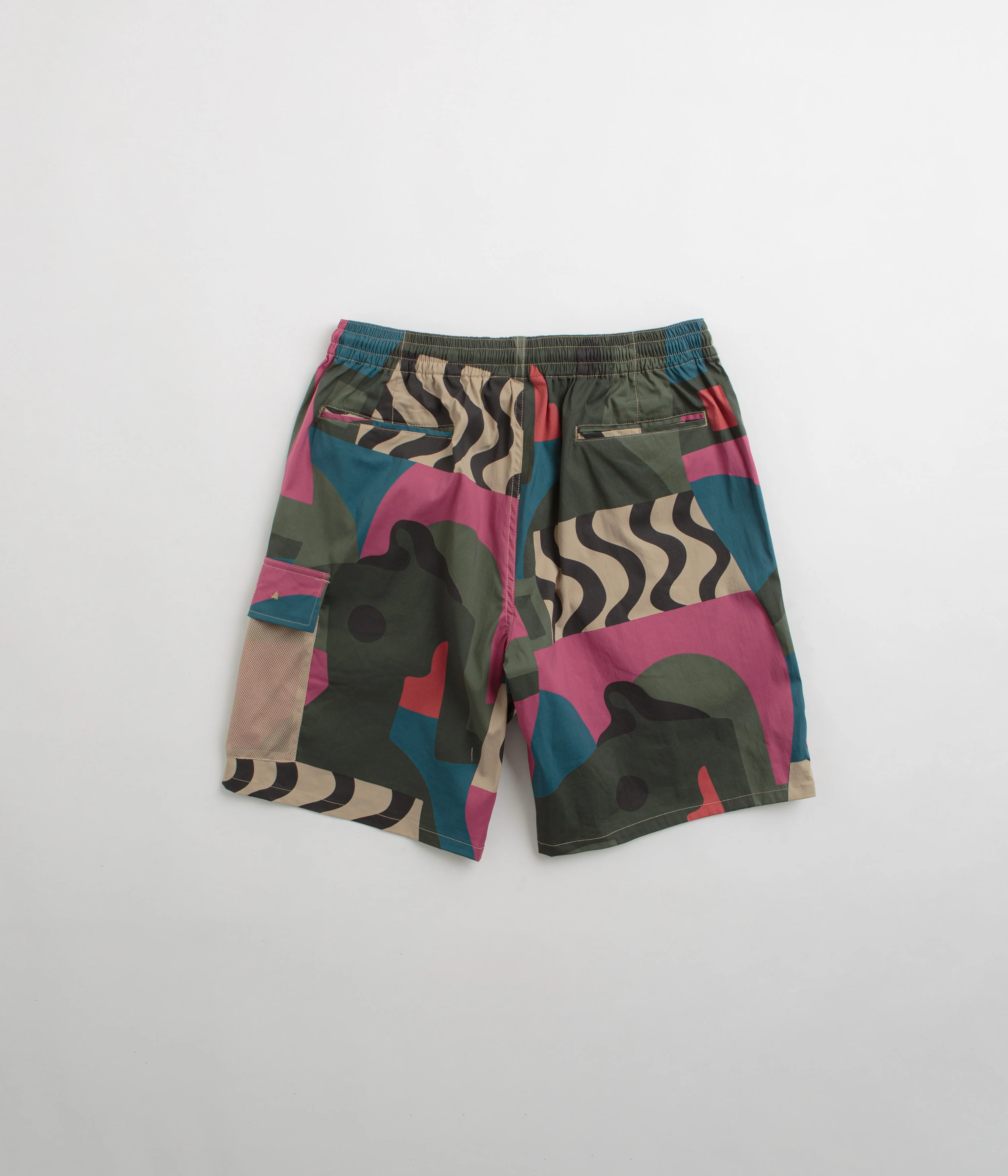 by Parra Distorted Camo Shorts - Pink - Image 3