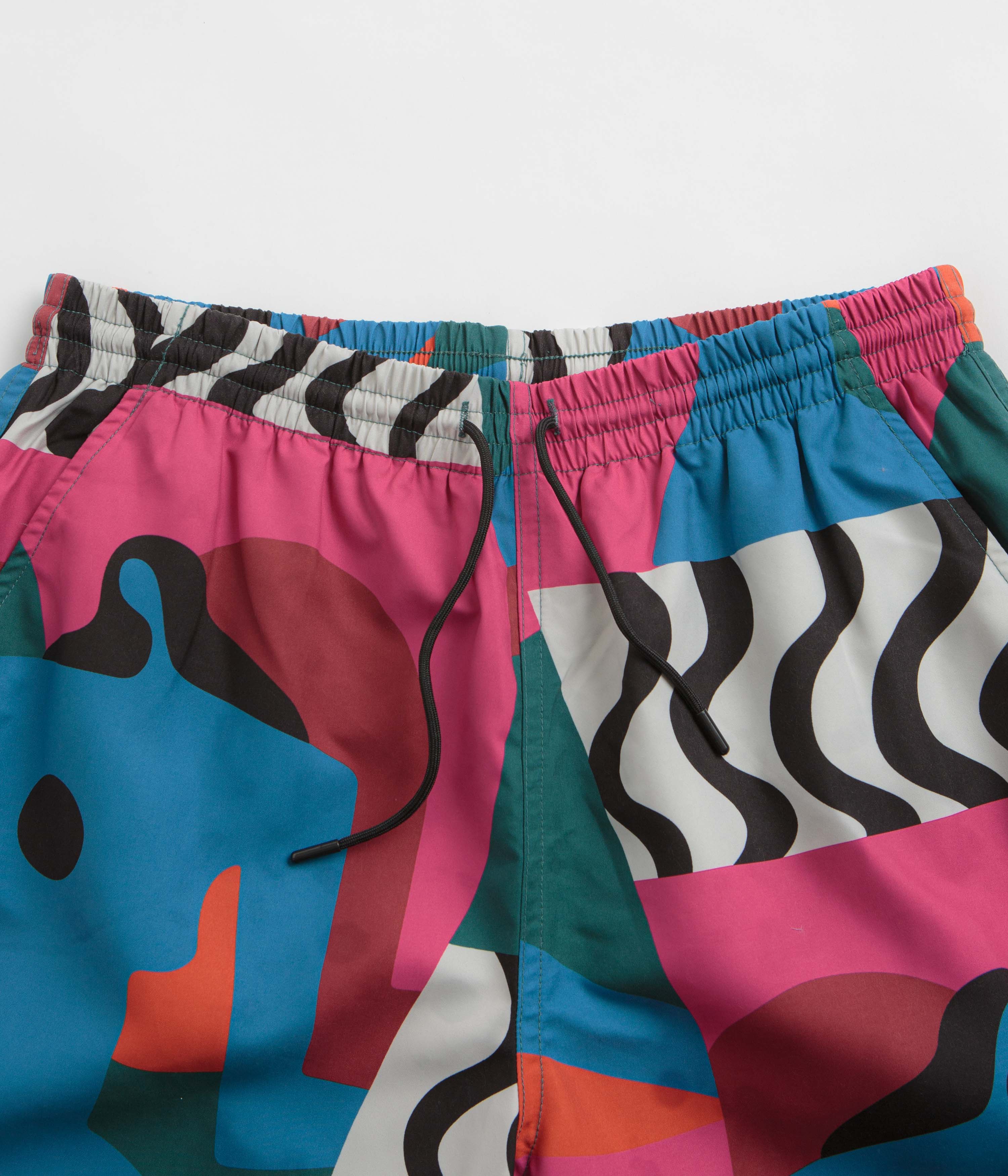 by Parra Distorted Water Swim Shorts - Multi - Image 5