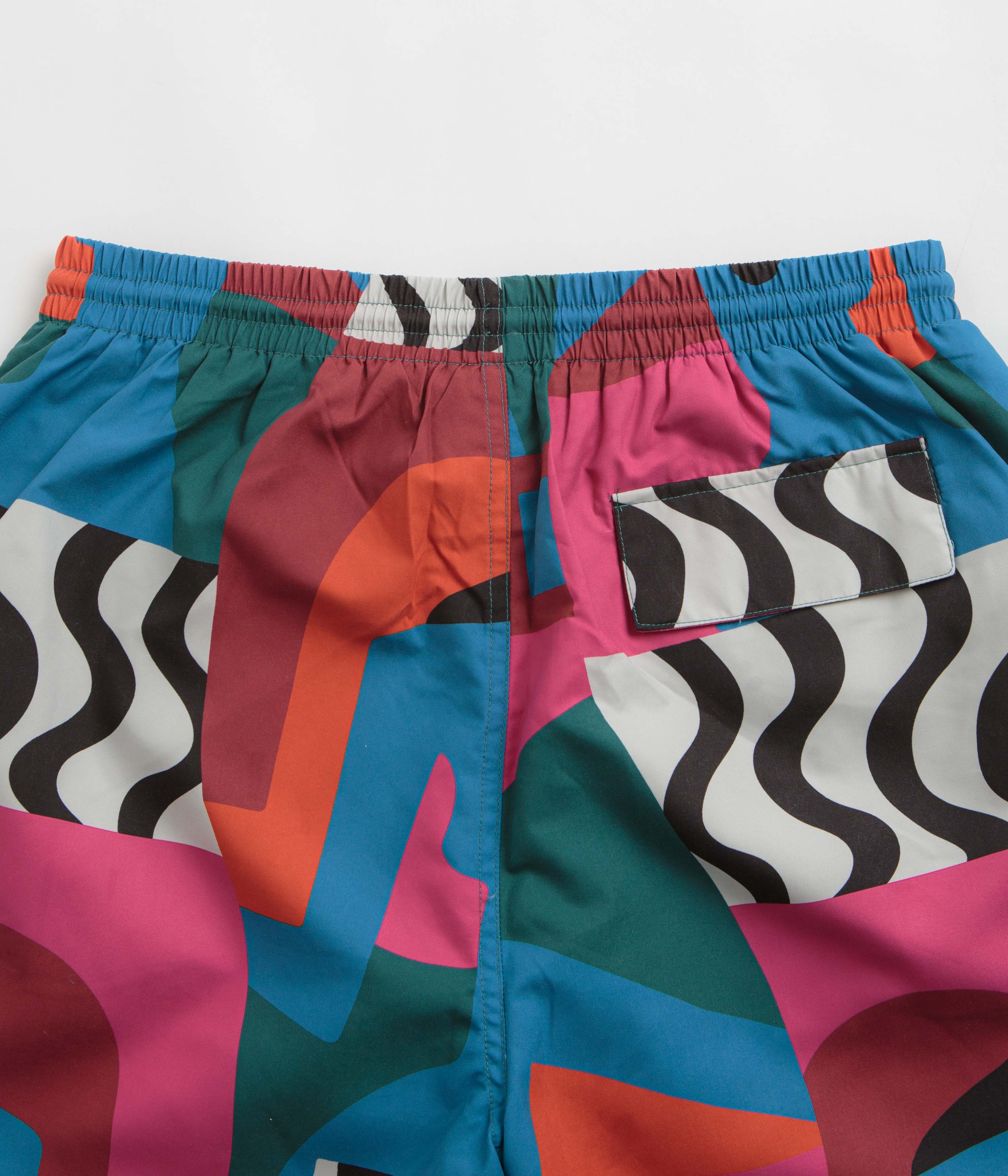 by Parra Distorted Water Swim Shorts - Multi - Image 6