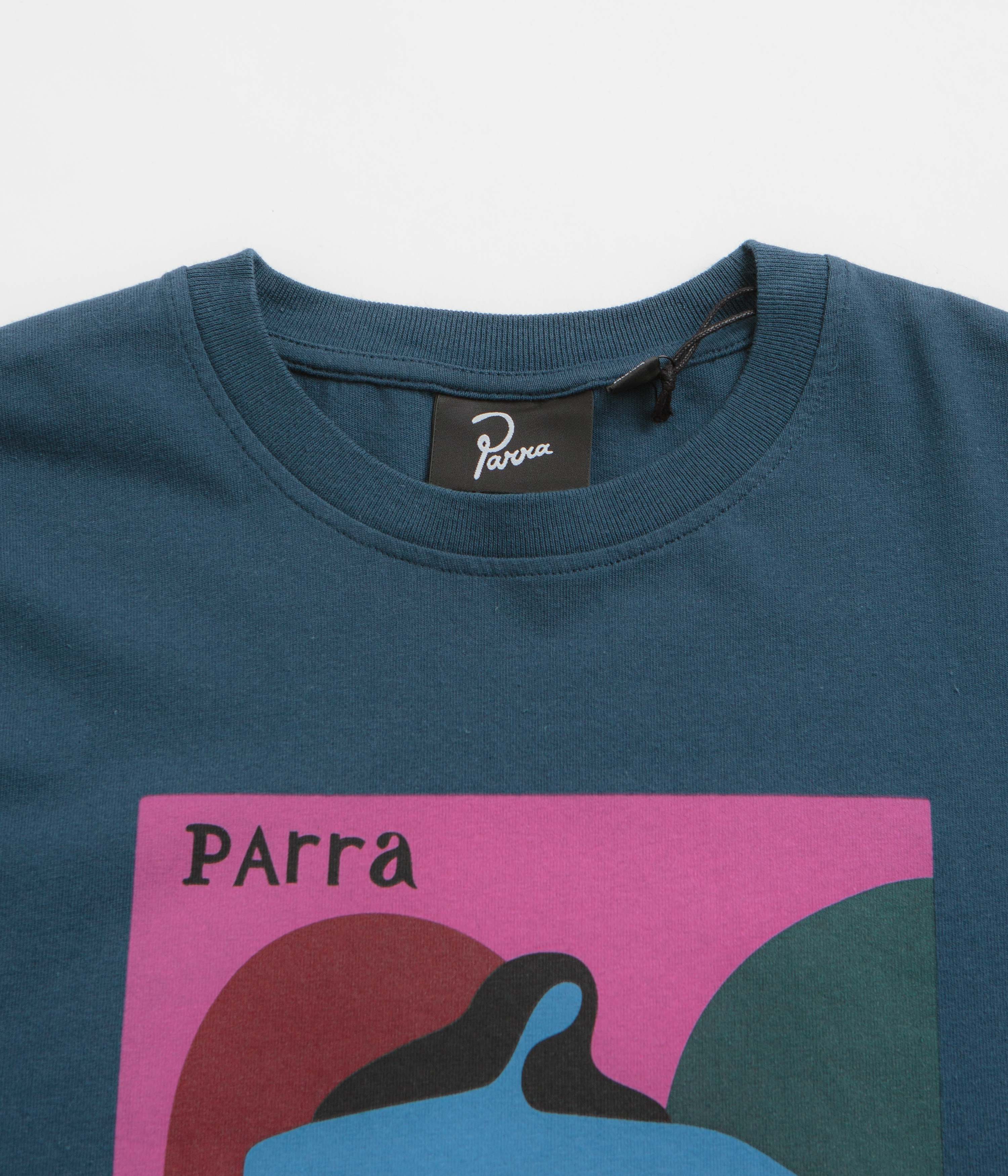 by Parra Distortion Table T-Shirt - Navy Blue - Image 2