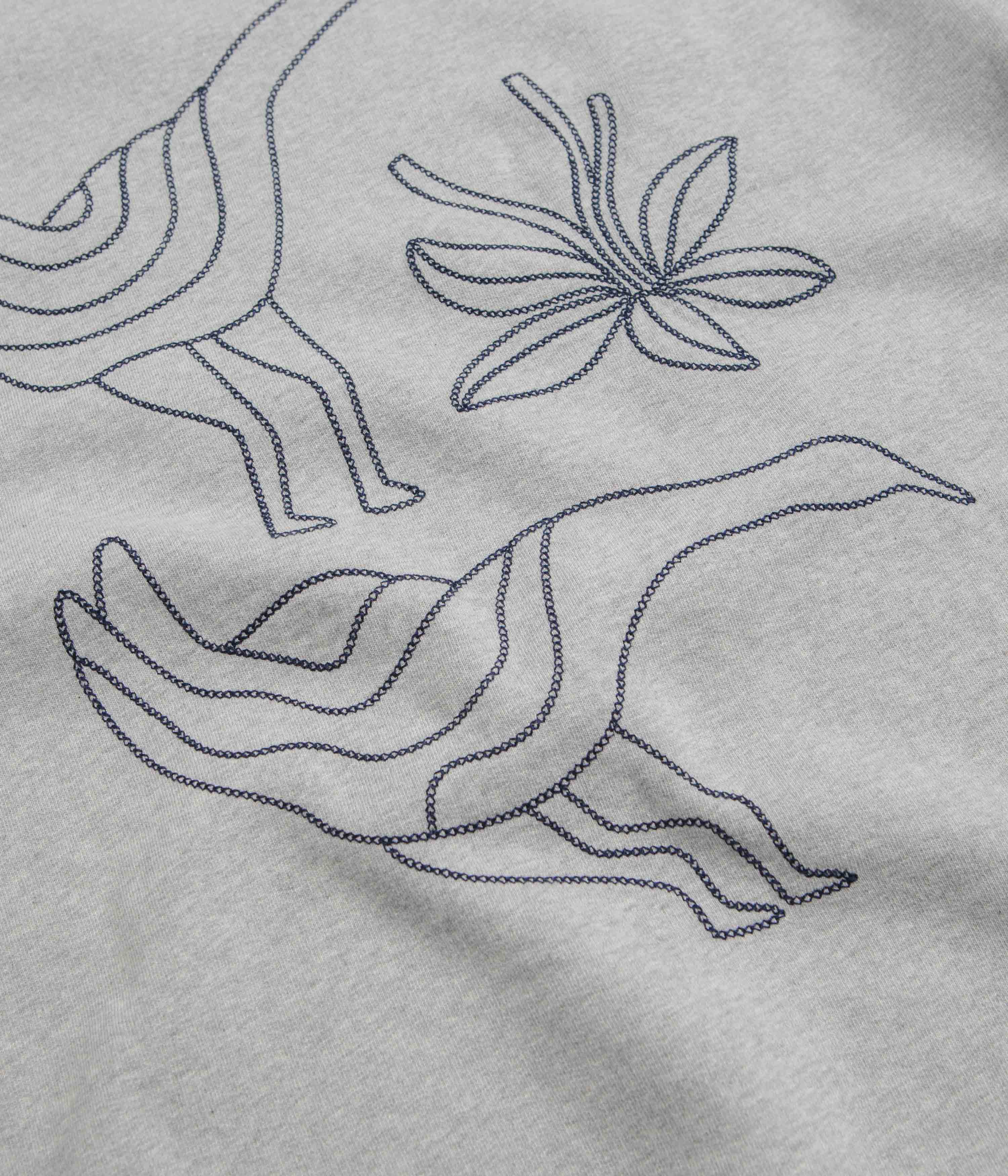 by Parra Duck Attack Crewneck Sweatshirt - Heather Grey - Image 6
