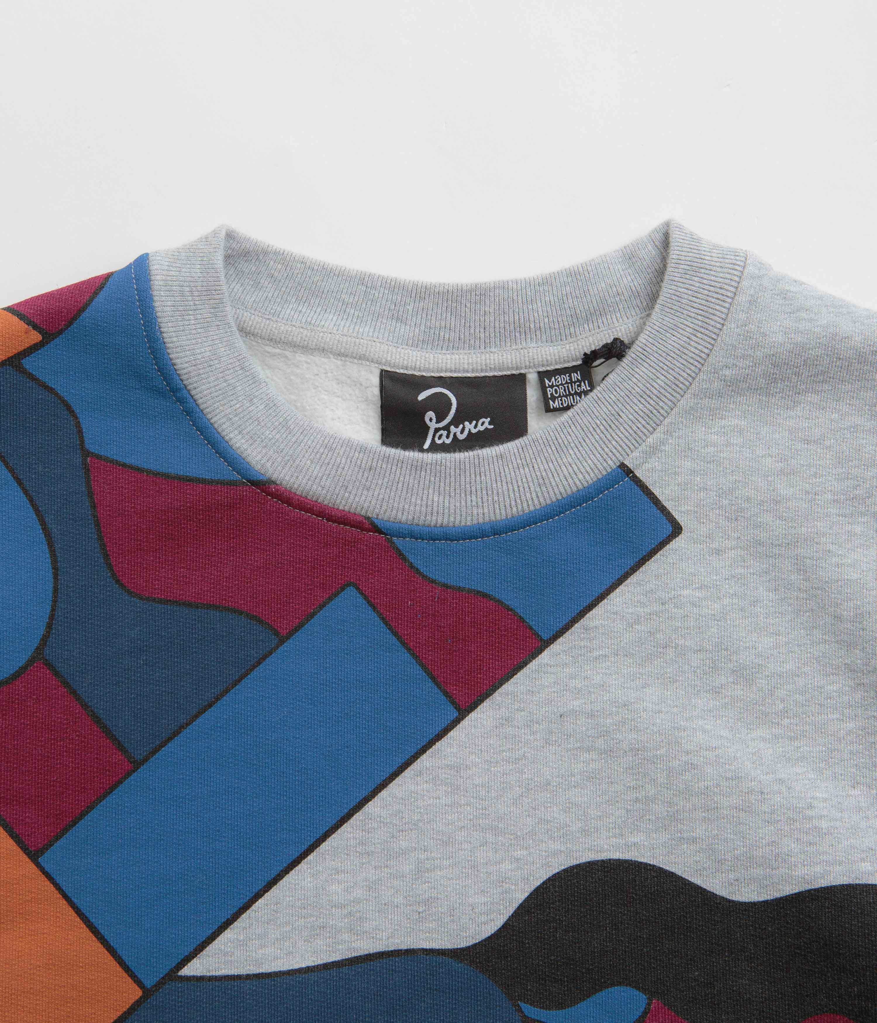 by Parra Etappe 17 Crewneck Sweatshirt - Heather Grey - Image 4
