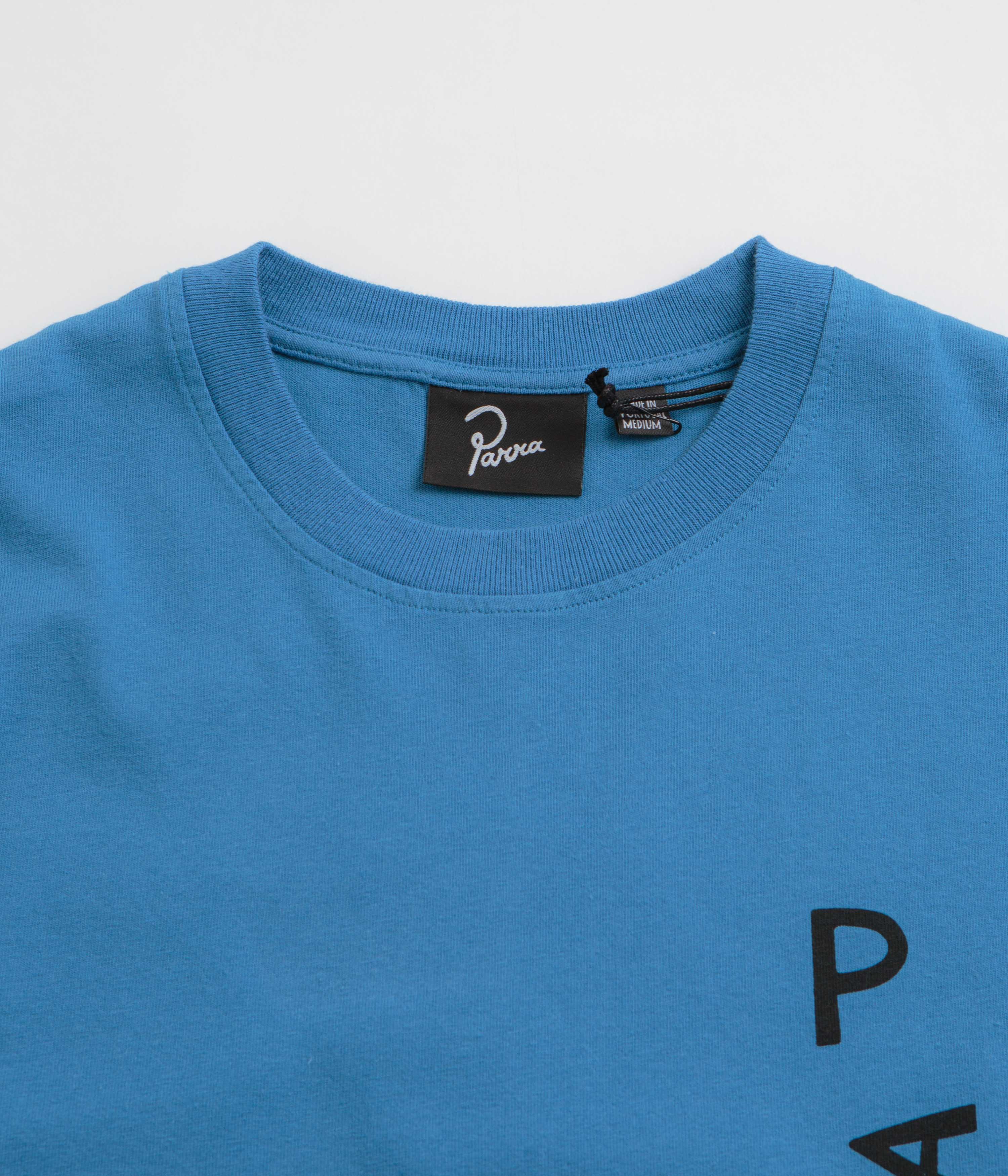 by Parra Fancy Horse T-Shirt - Azure Blue - Image 3