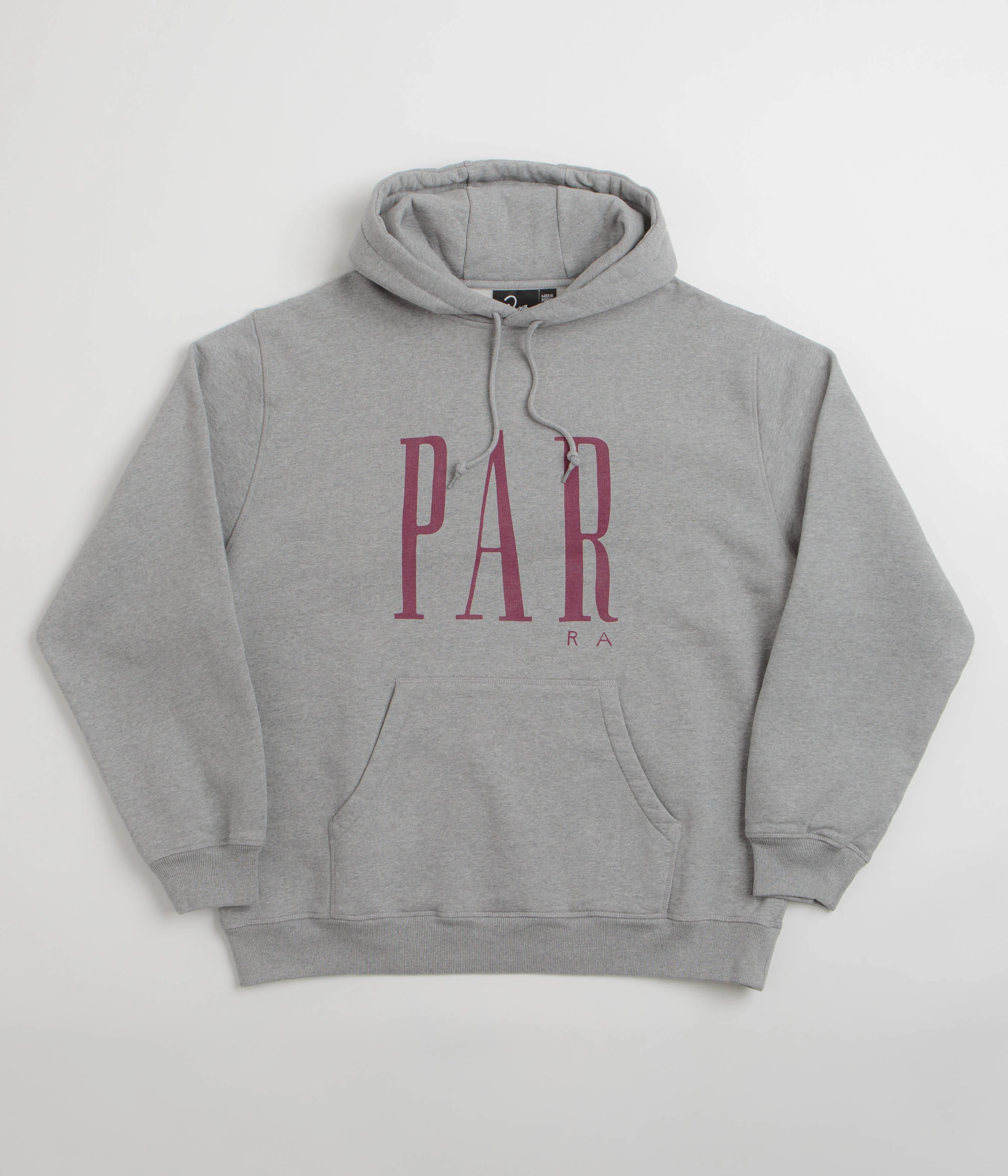 by Parra Gapped Hoodie - Grey