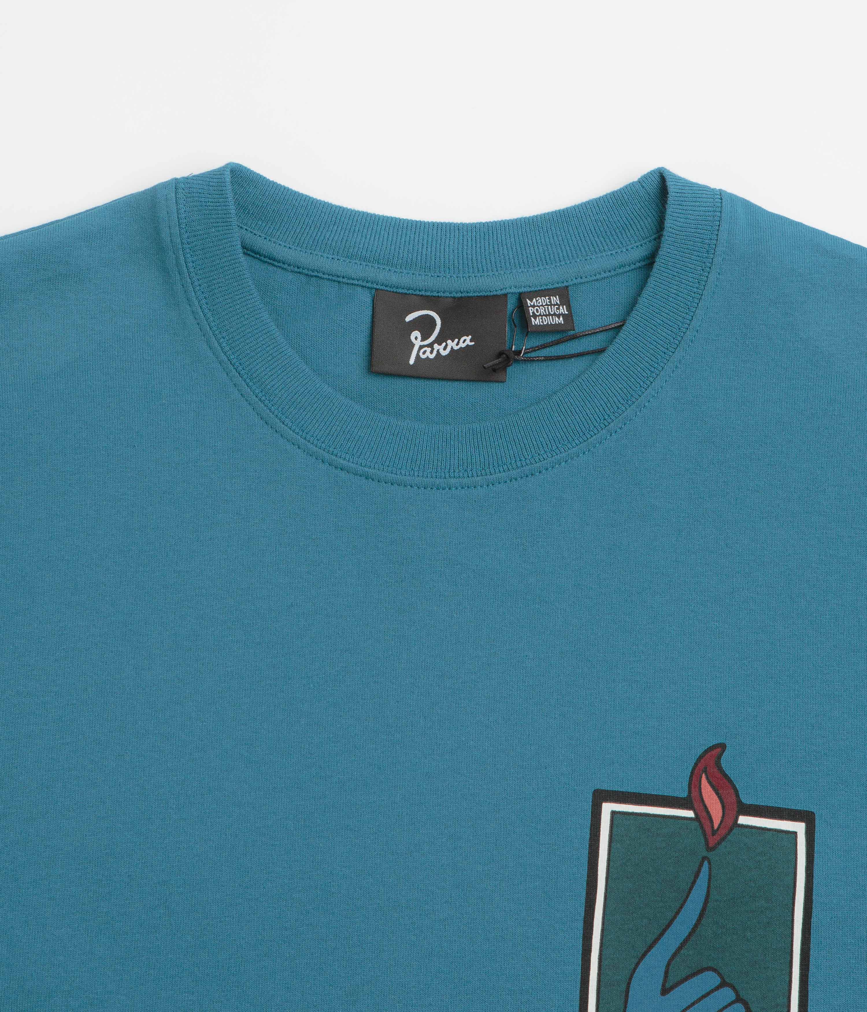 by Parra Hands Of Time T-Shirt - Blue - Image 3