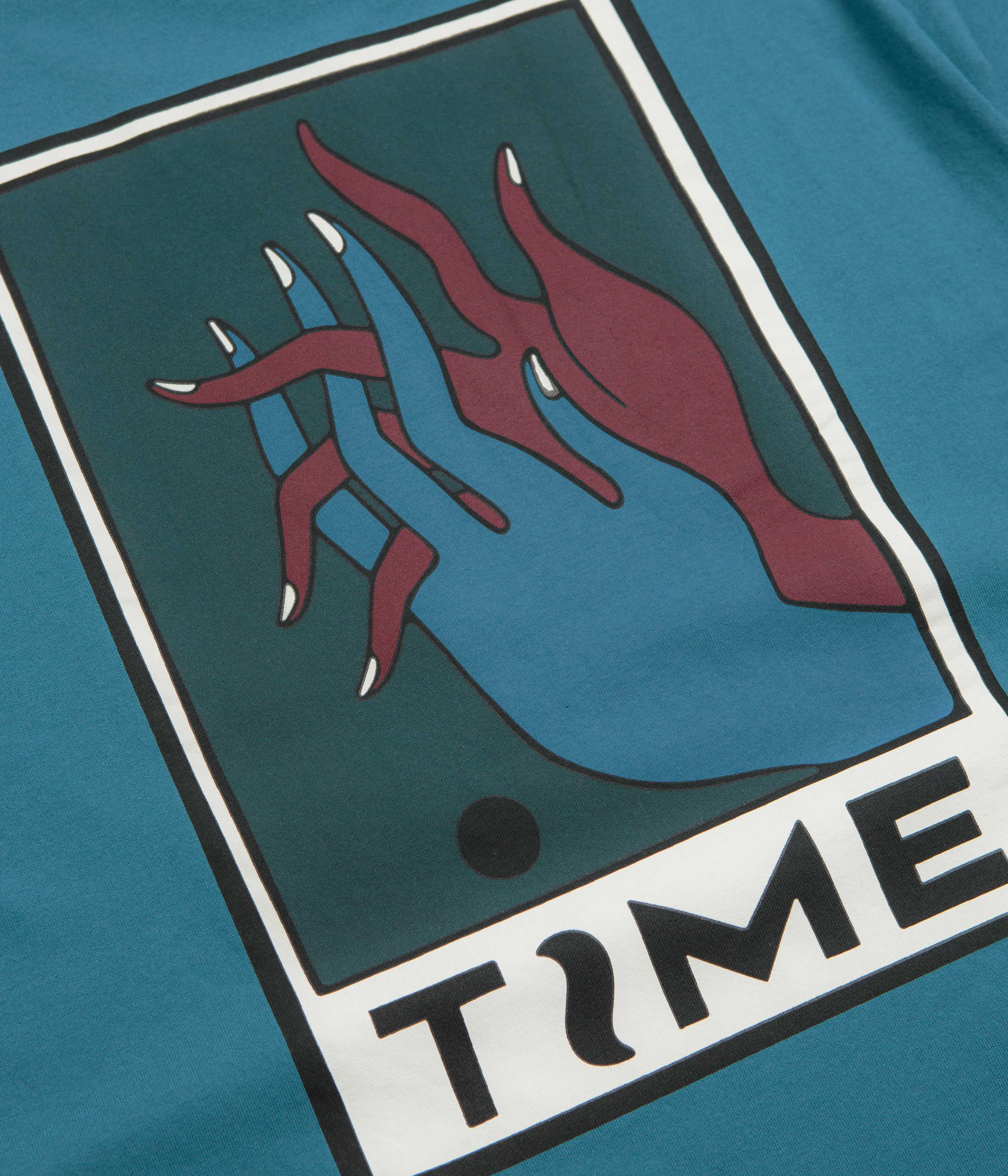 by Parra Hands Of Time T-Shirt - Blue - Image 4