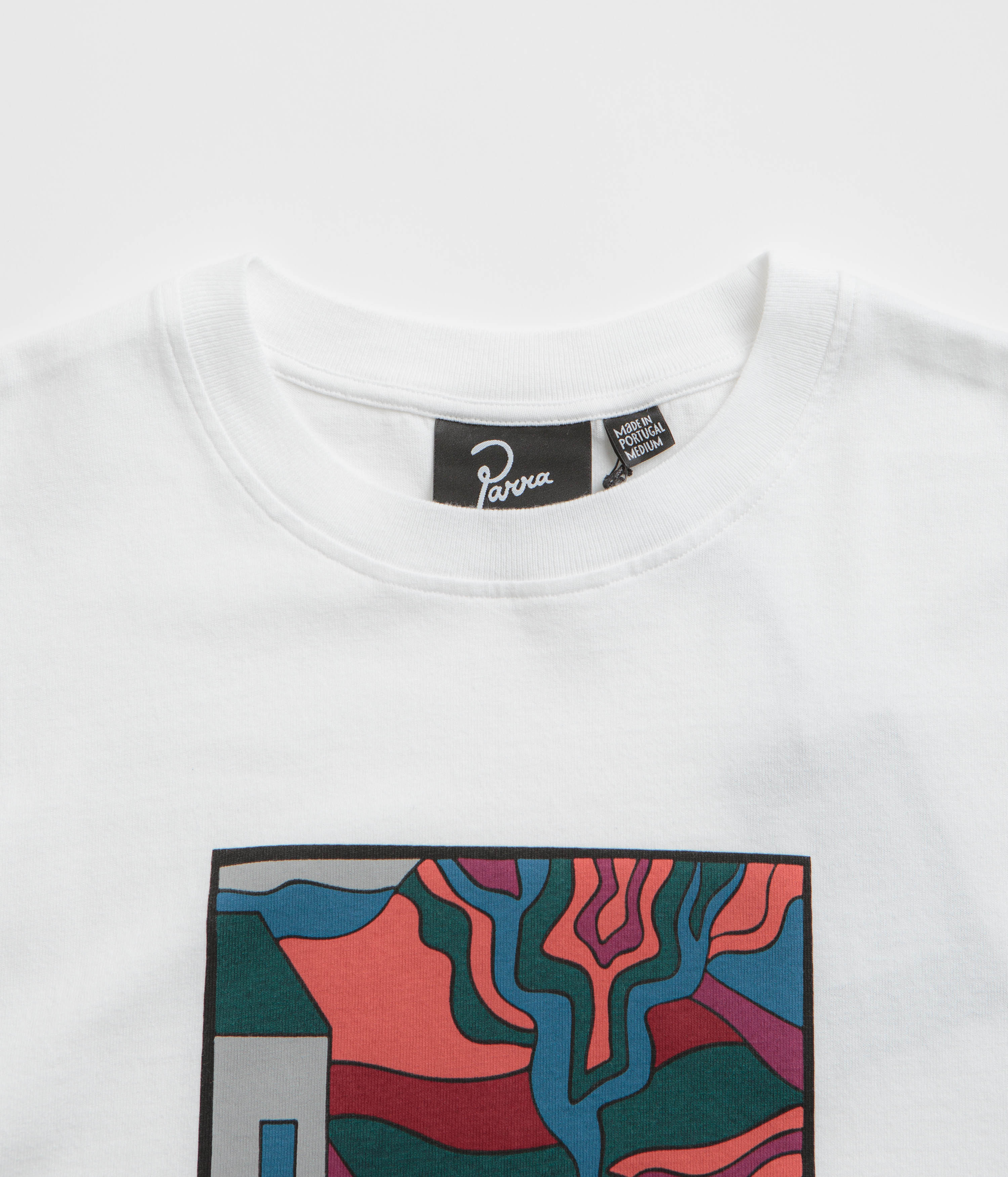 by Parra Hole In The Yard T-Shirt - White - Image 2