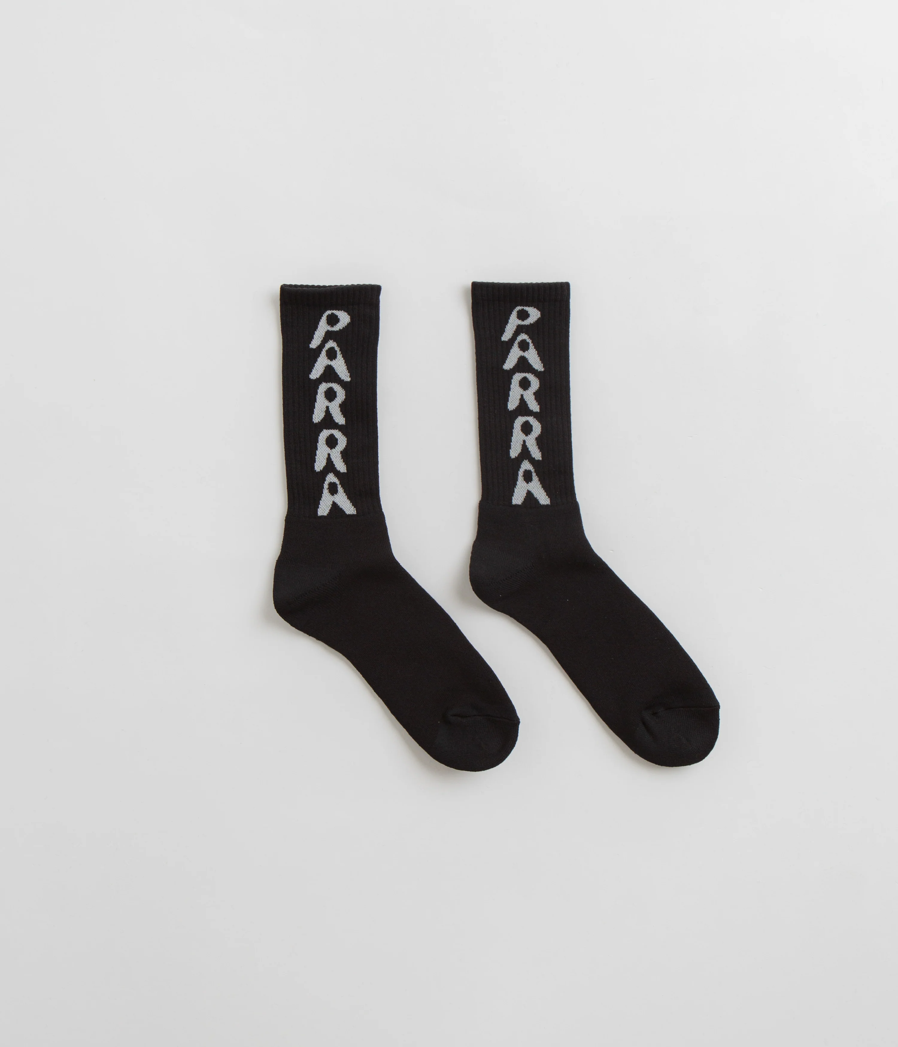 by Parra Hole Logo Crew Socks - Black