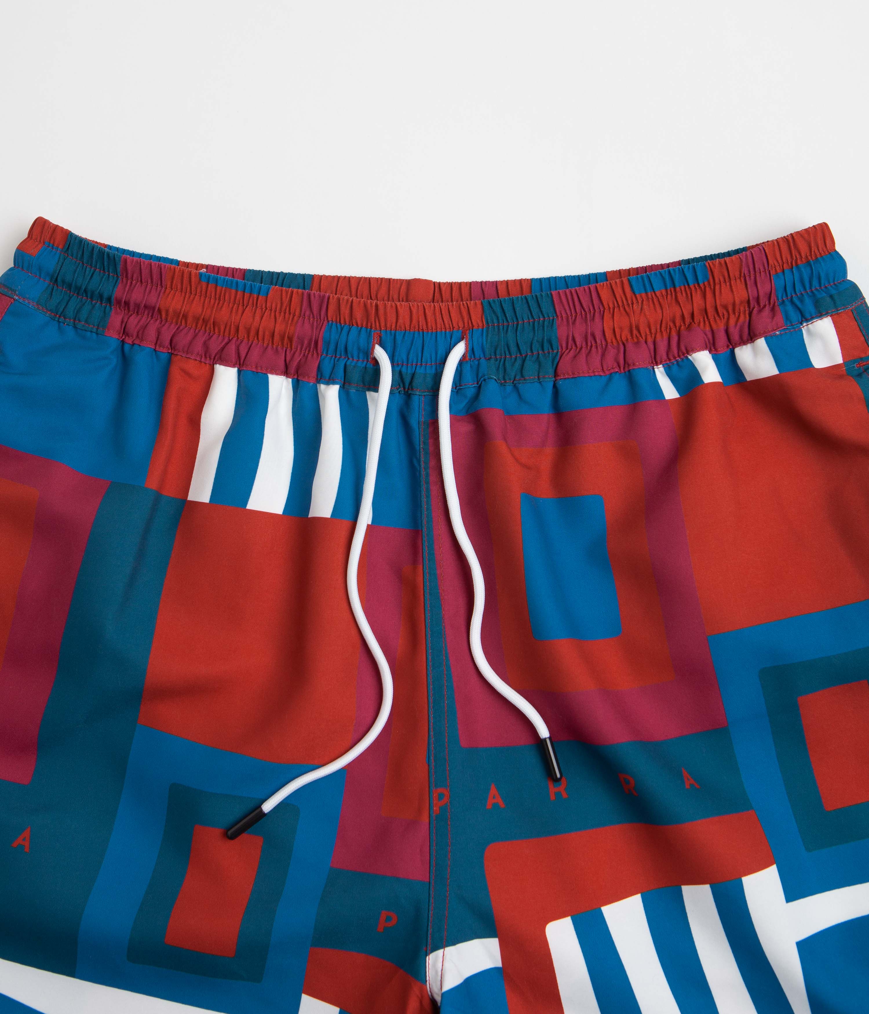 by Parra Hot Springs Pattern Swim Shorts - Multi - Image 4
