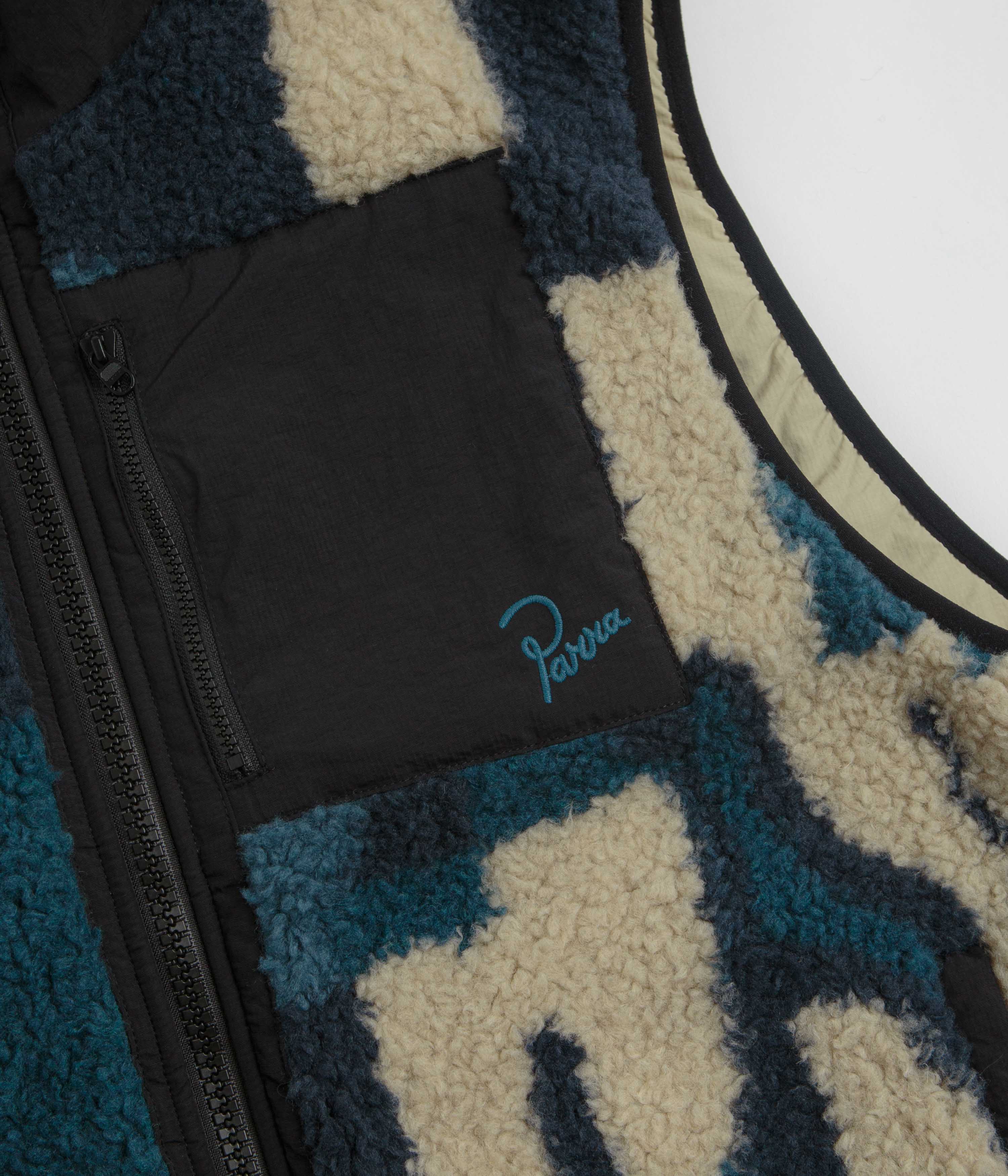 by Parra Infinite Bird Reversible Vest - Navy Blue - Image 10