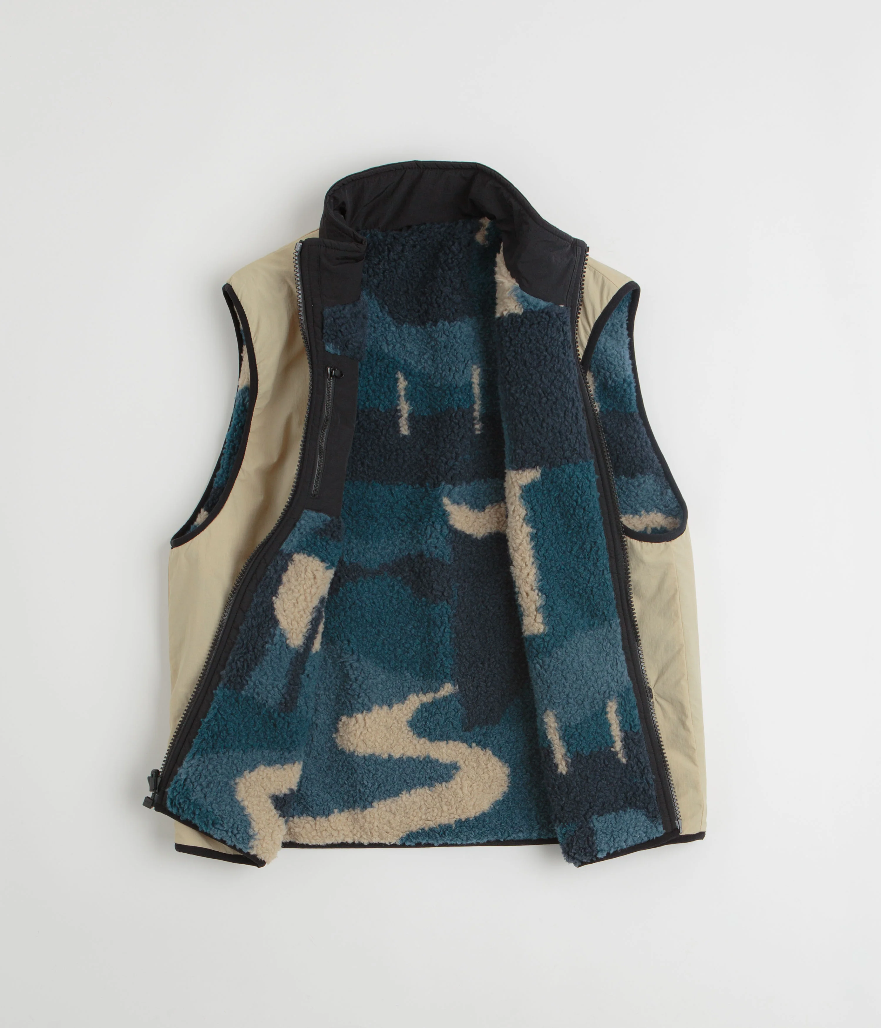 by Parra Infinite Bird Reversible Vest - Navy Blue - Image 3