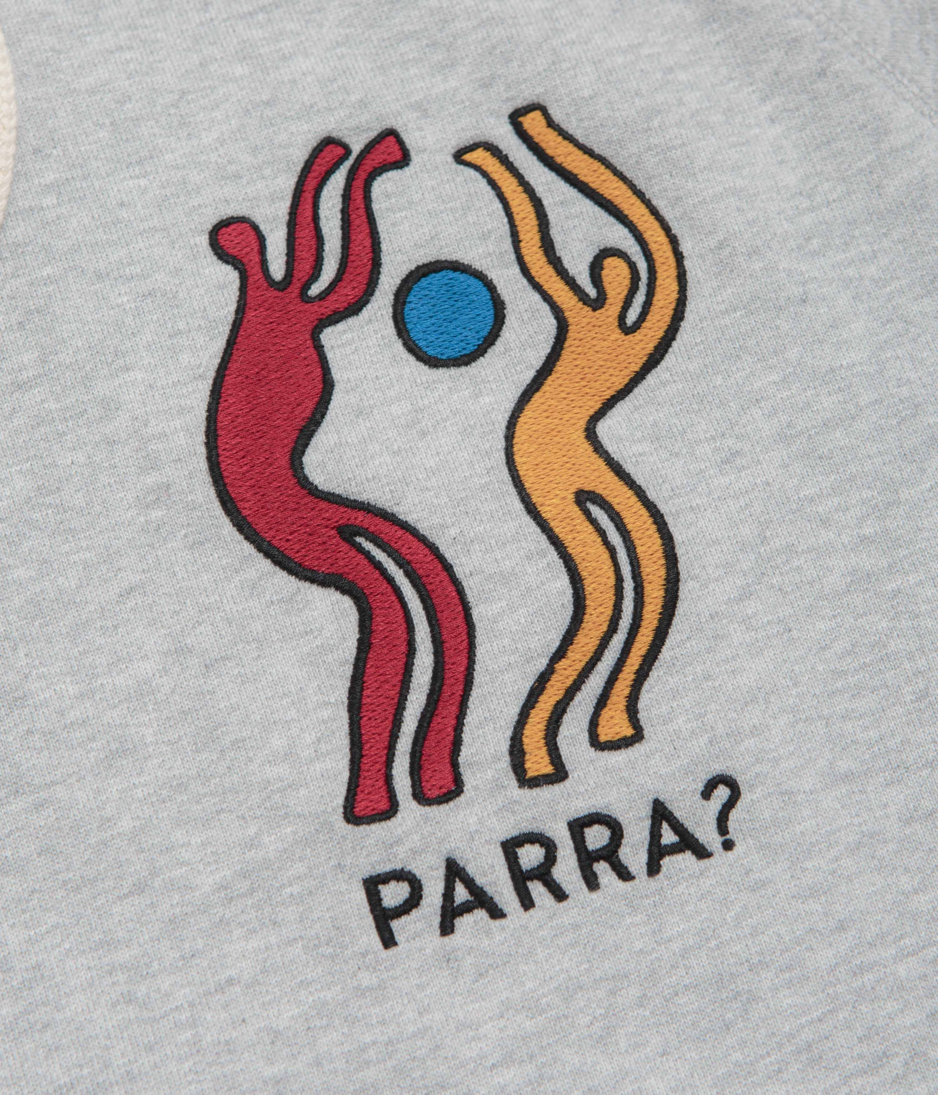 by Parra La Chambre Nuit Hoodie - Heather Grey - Image 2