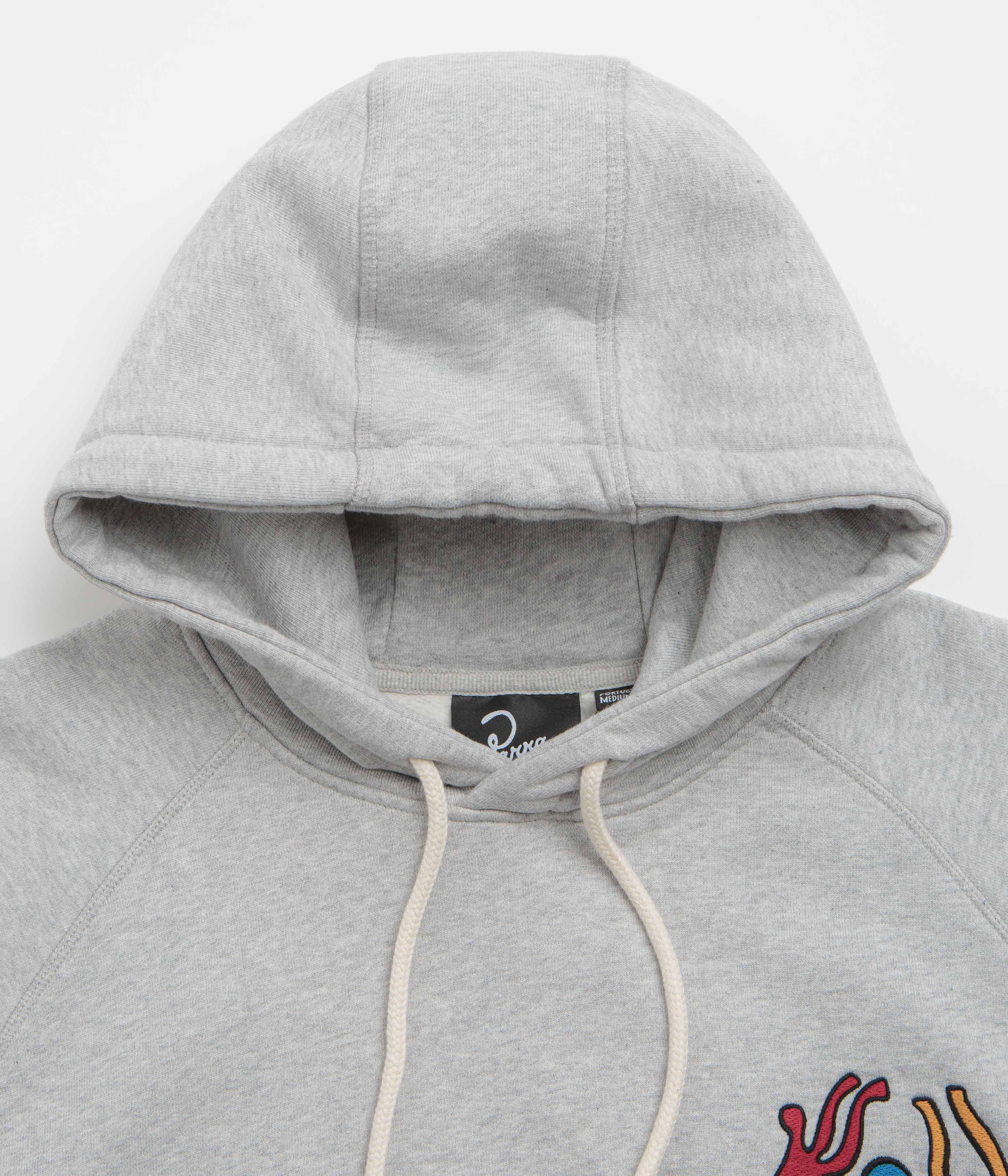 by Parra La Chambre Nuit Hoodie - Heather Grey - Image 3
