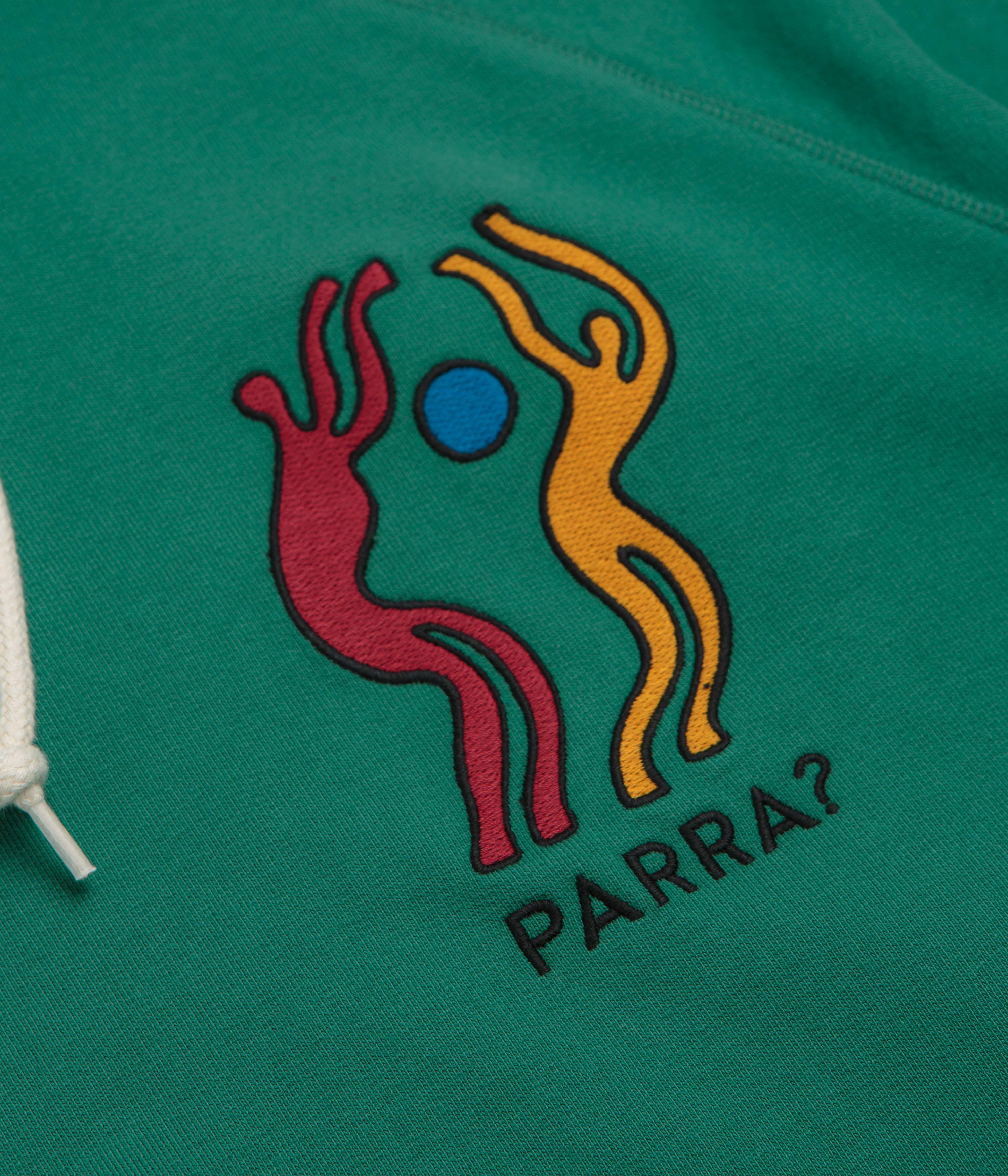 by Parra La Chambre Nuit Hoodie - Washed Green - Image 3