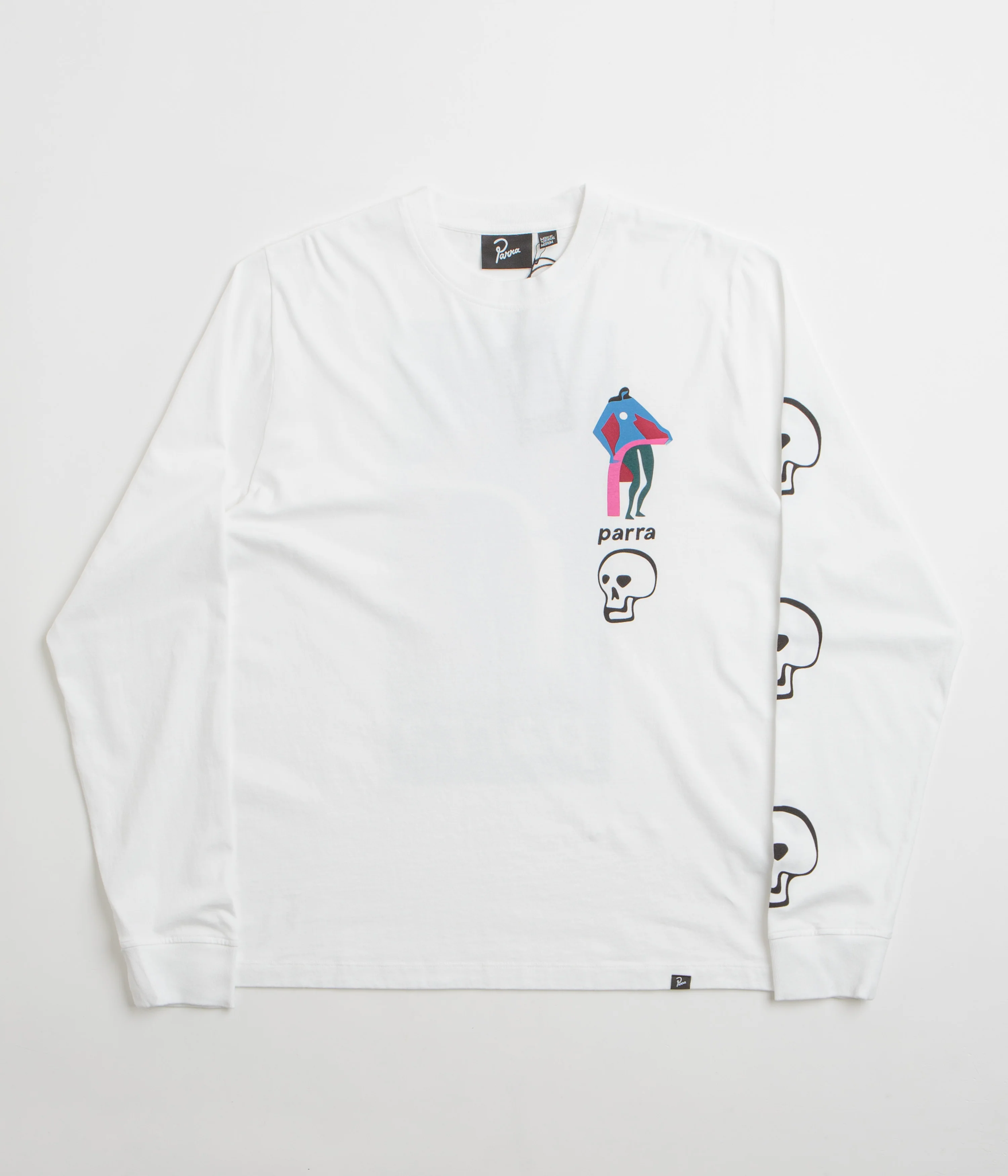 by Parra Lowering The Bar Long Sleeve T-Shirt - White - Image 2