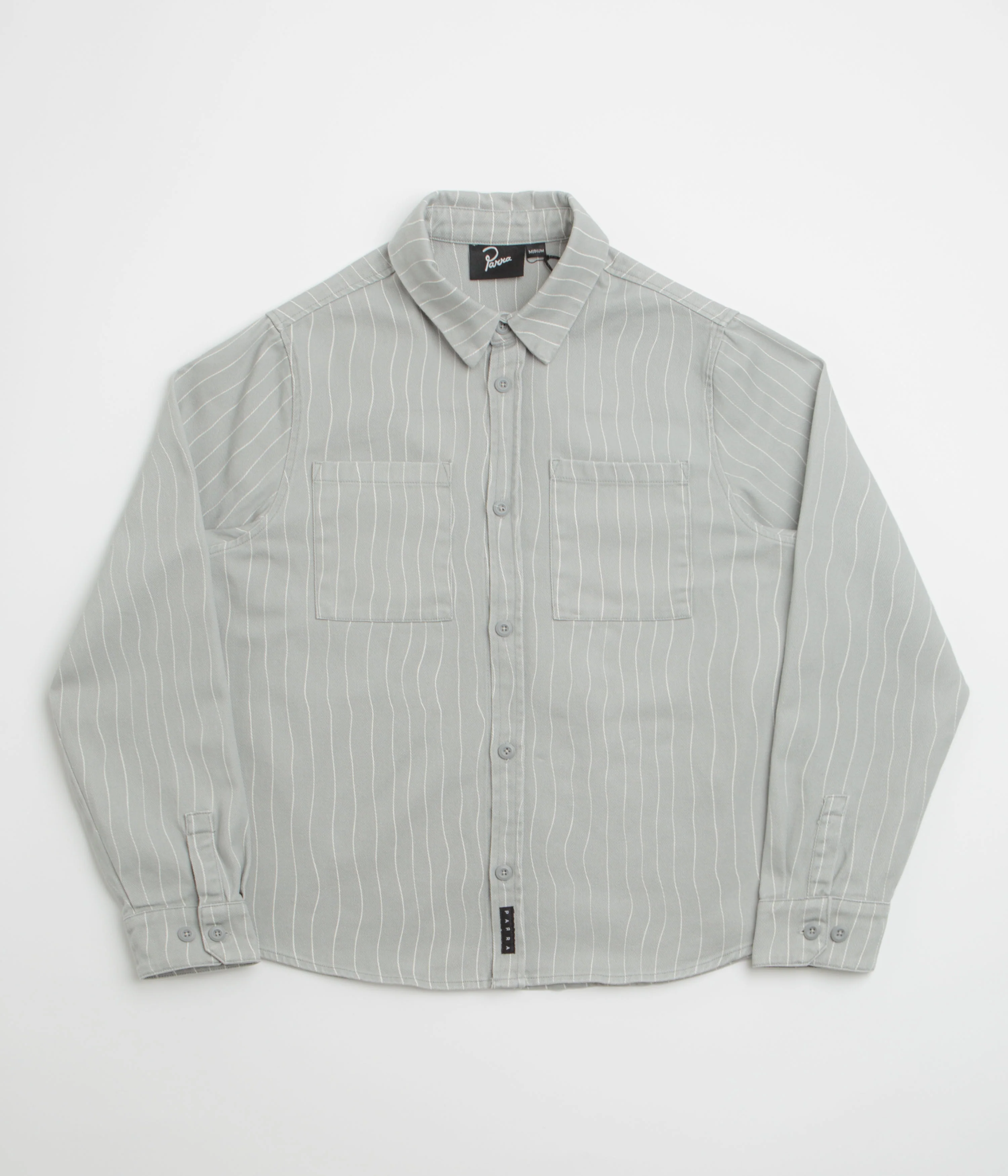 by Parra Meandering Lines Shirt - Grey
