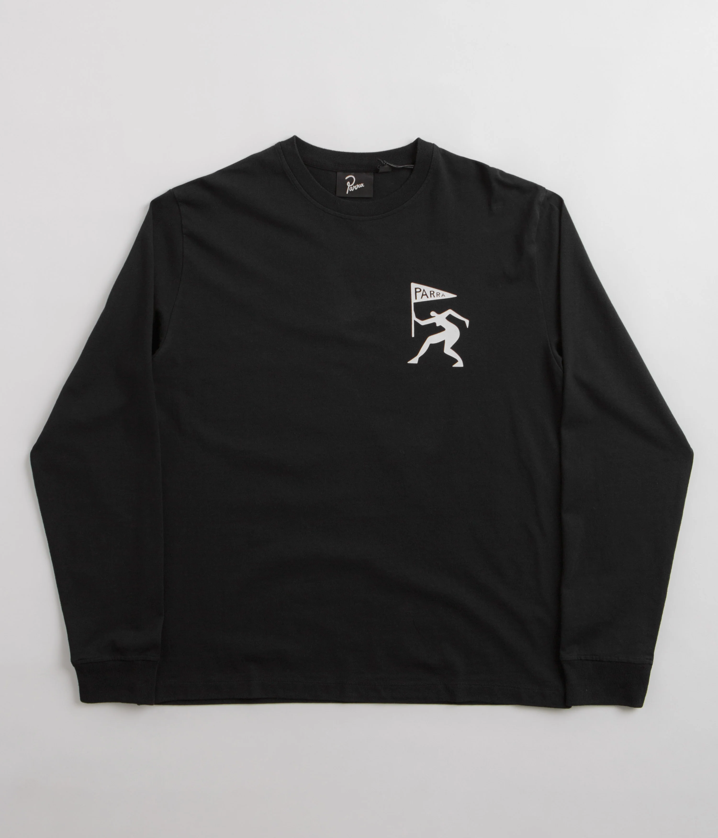 by Parra Neurotic Flag Long Sleeve T-Shirt - Black - Image 2