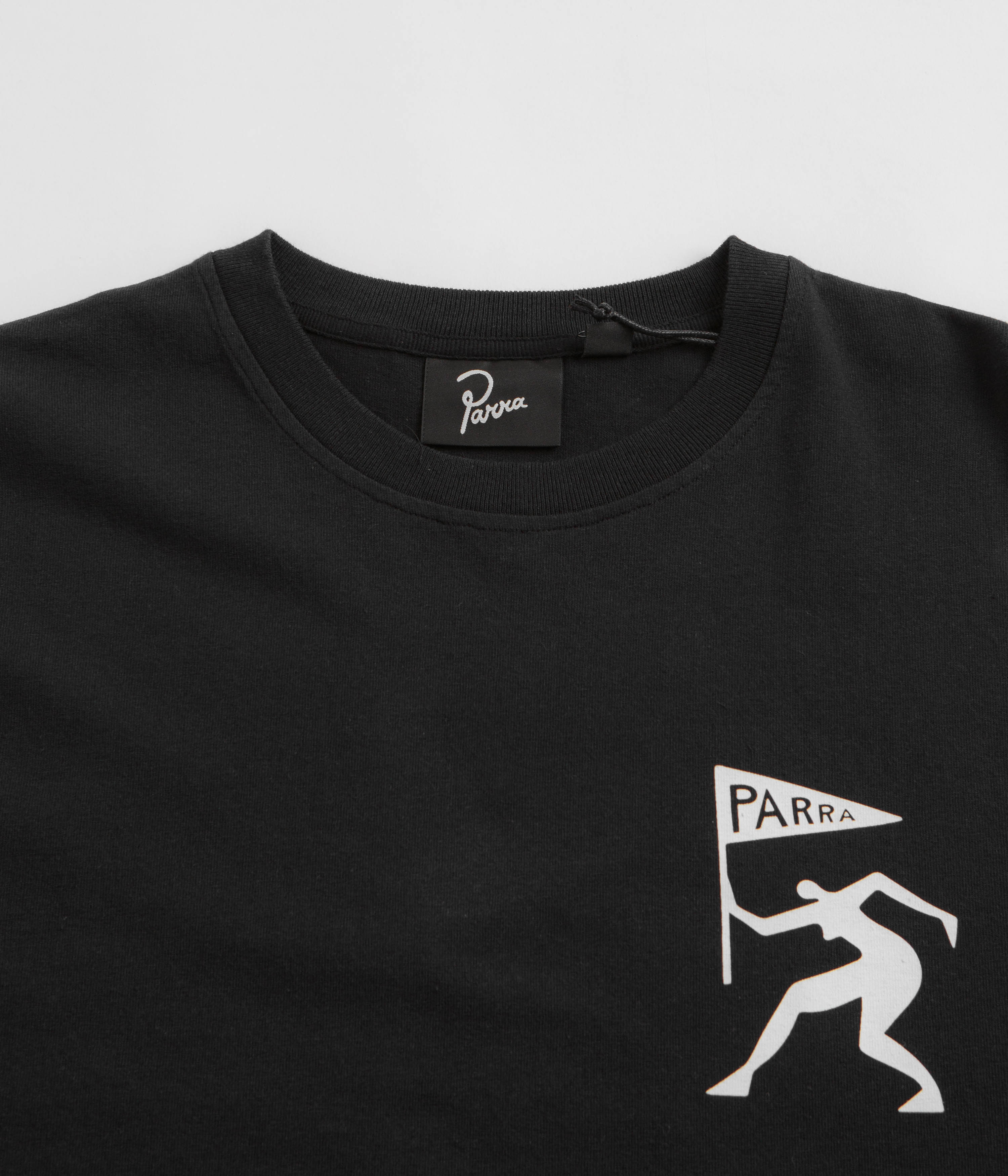 by Parra Neurotic Flag Long Sleeve T-Shirt - Black - Image 4